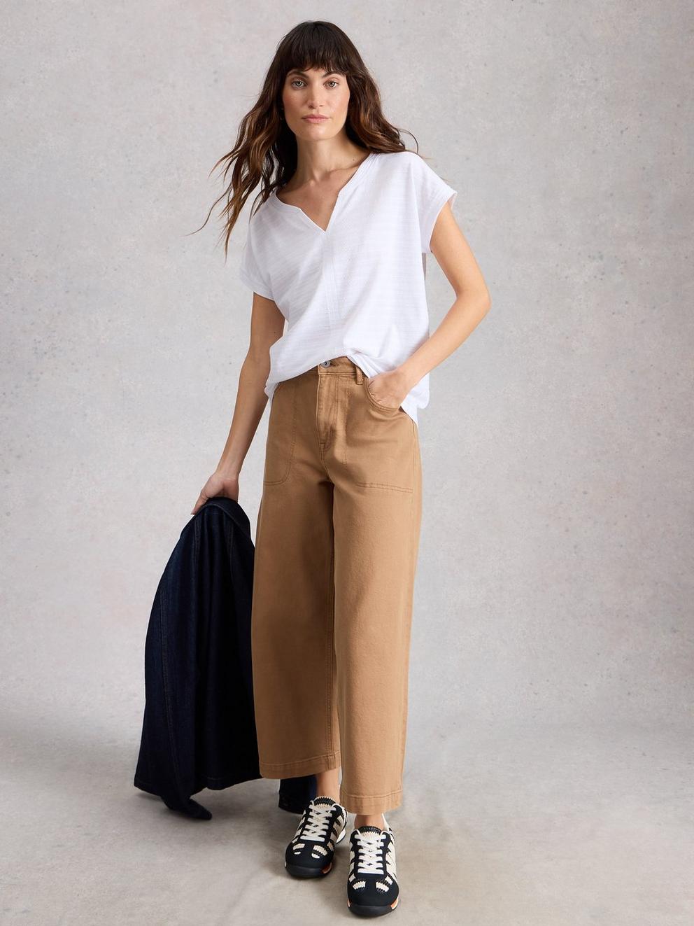 Nelly Notch Texture Tee