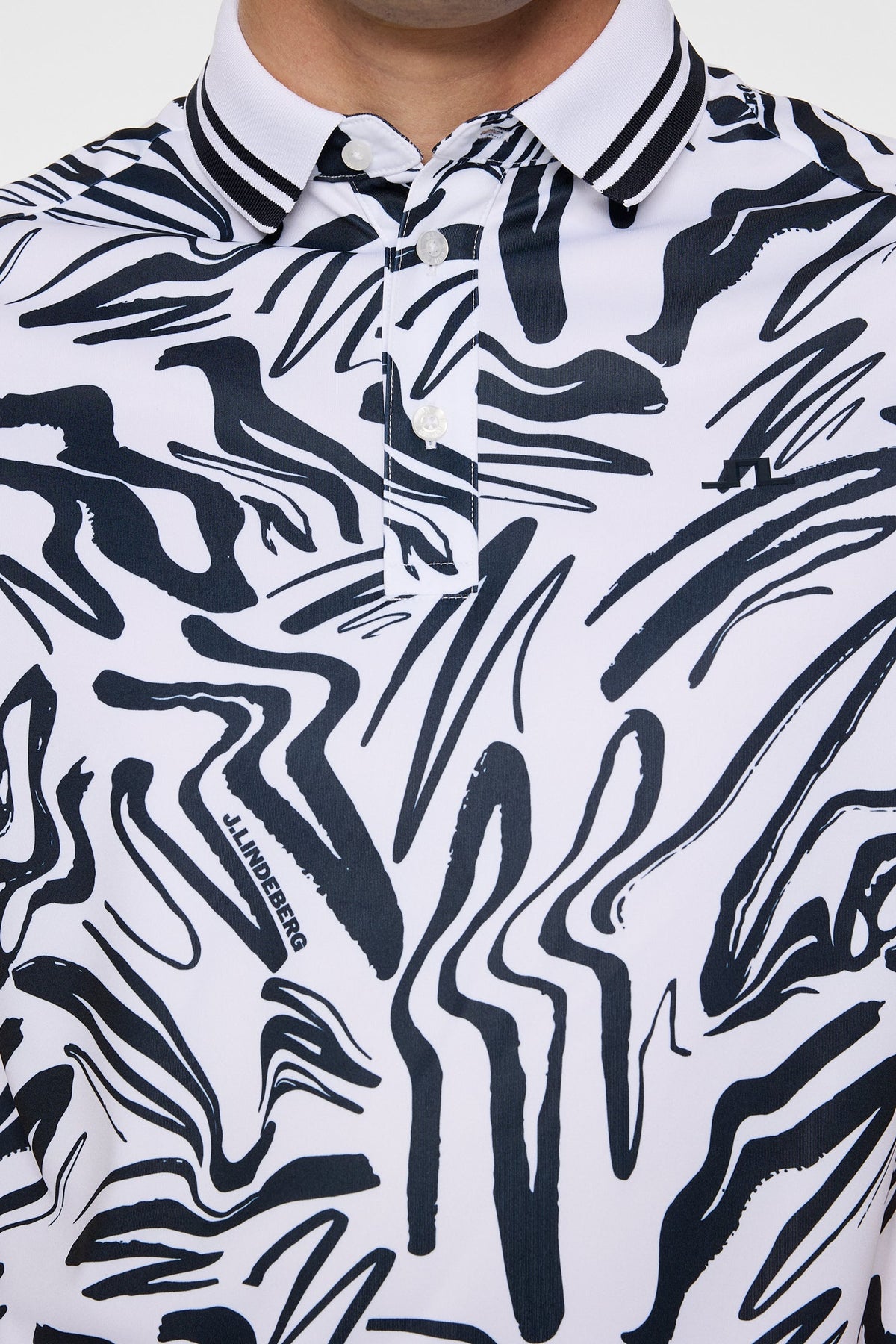 George Print Polo / Scribble Navy