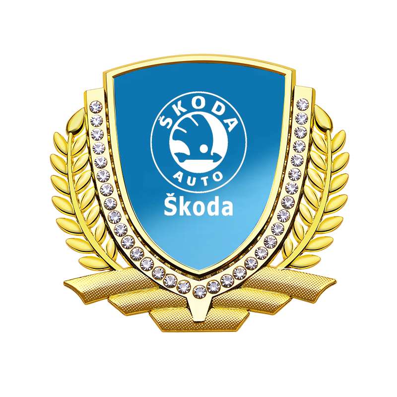 Heißer Verkauf 🎉50 % RABATT🎉3D Weizenohr Diamant Metall Kreativer Autoaufkleber