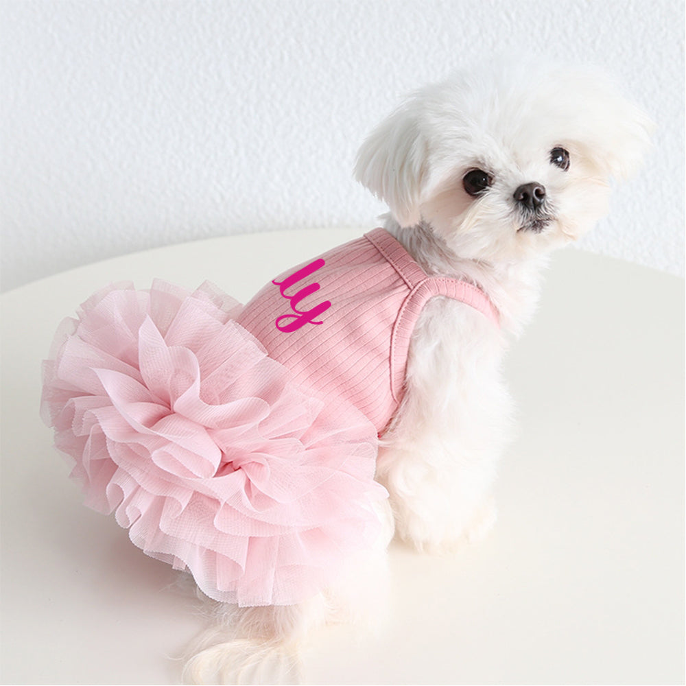 Personalized Name Pet Fluffy Tutu Dress | inCloth40