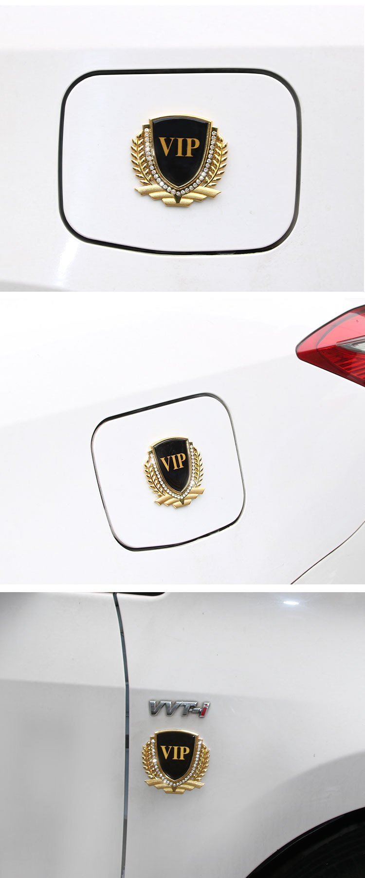Heißer Verkauf 🎉50 % RABATT🎉3D Weizenohr Diamant Metall Kreativer Autoaufkleber