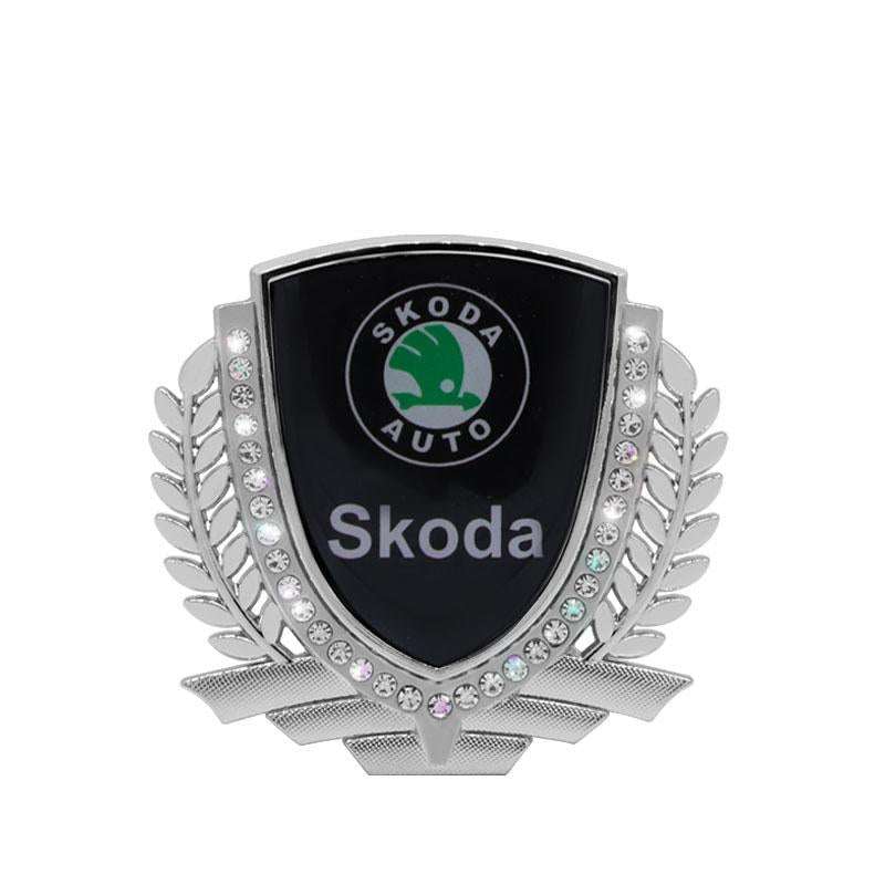 Heißer Verkauf 🎉50 % RABATT🎉3D Weizenohr Diamant Metall Kreativer Autoaufkleber