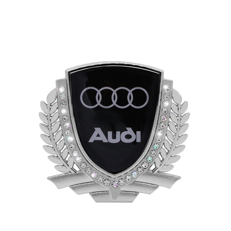 Heißer Verkauf 🎉50 % RABATT🎉3D Weizenohr Diamant Metall Kreativer Autoaufkleber