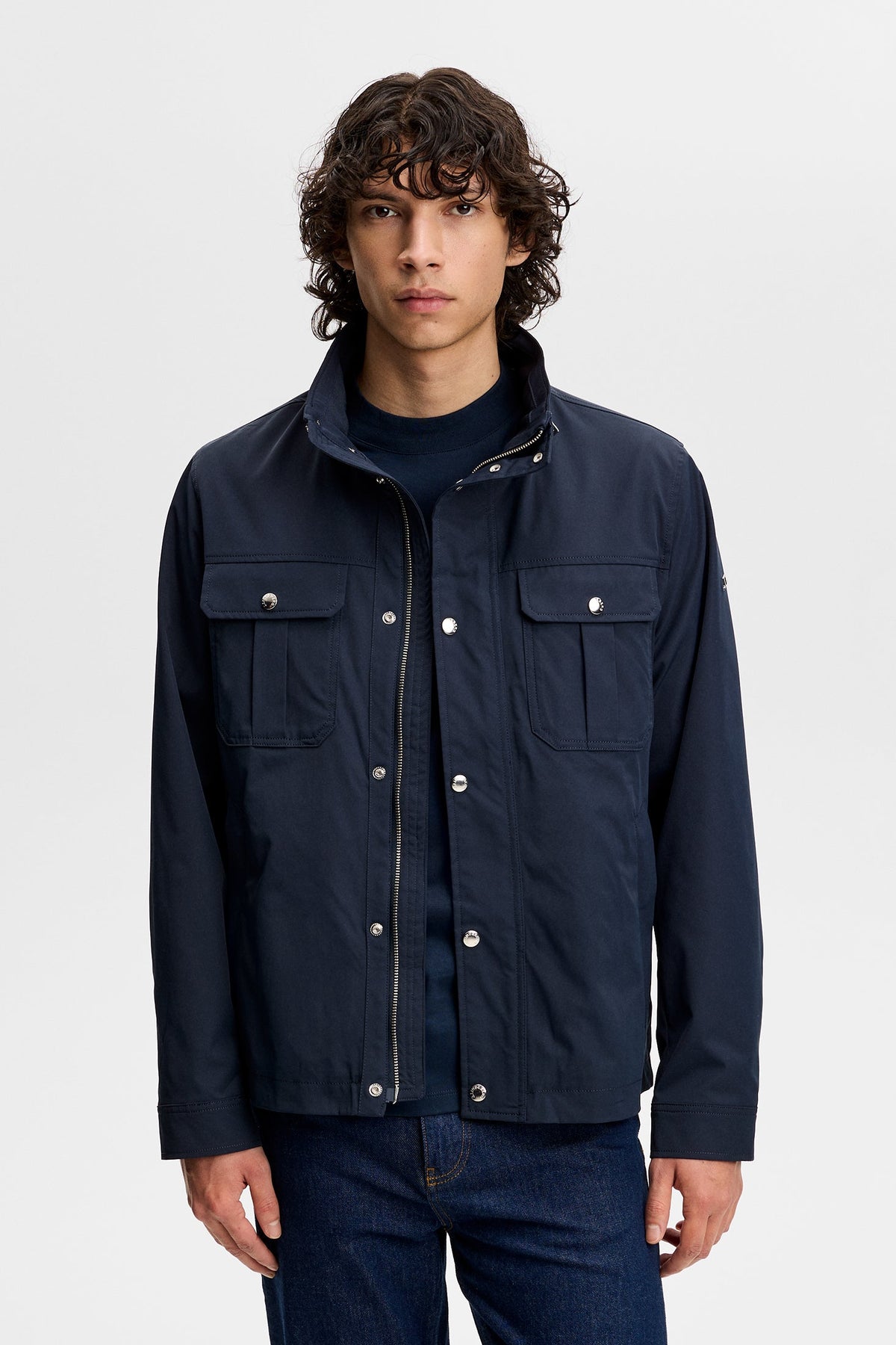 Bailey Recy Poly Jacket / Navy