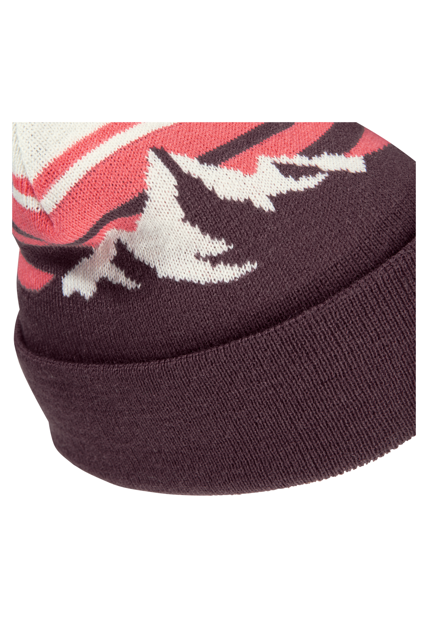 STRIPY POMPOM BEANIE K