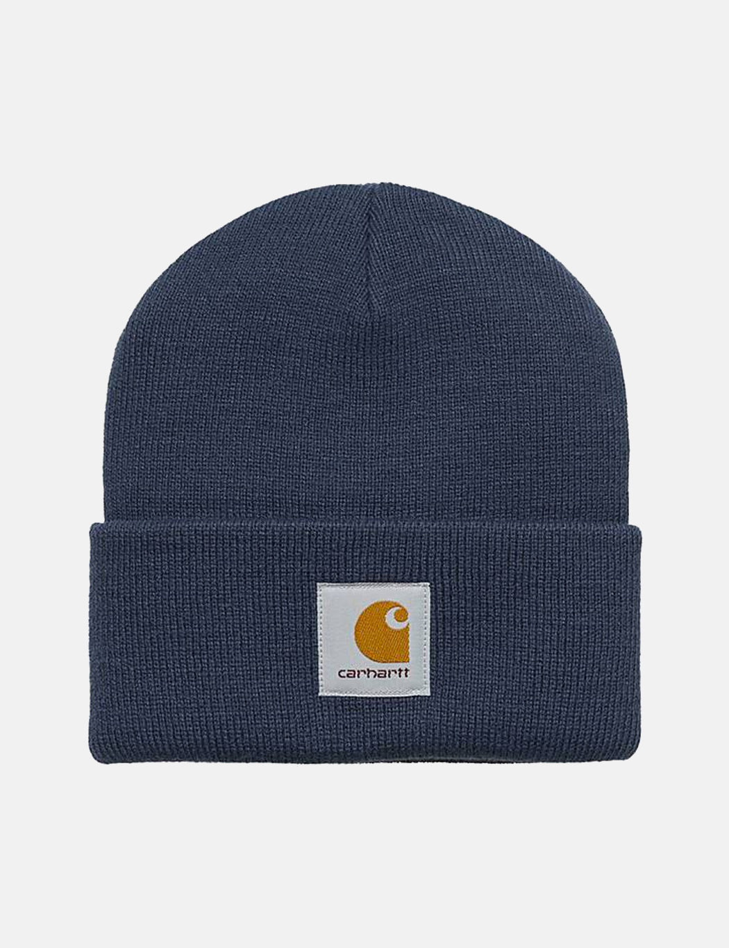 Kurze Uhr Beanie-Mütze - Enzianblau