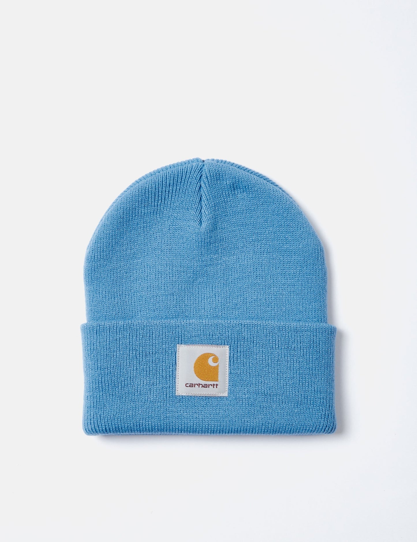 Kurze Uhr Beanie-Mütze - Enzianblau