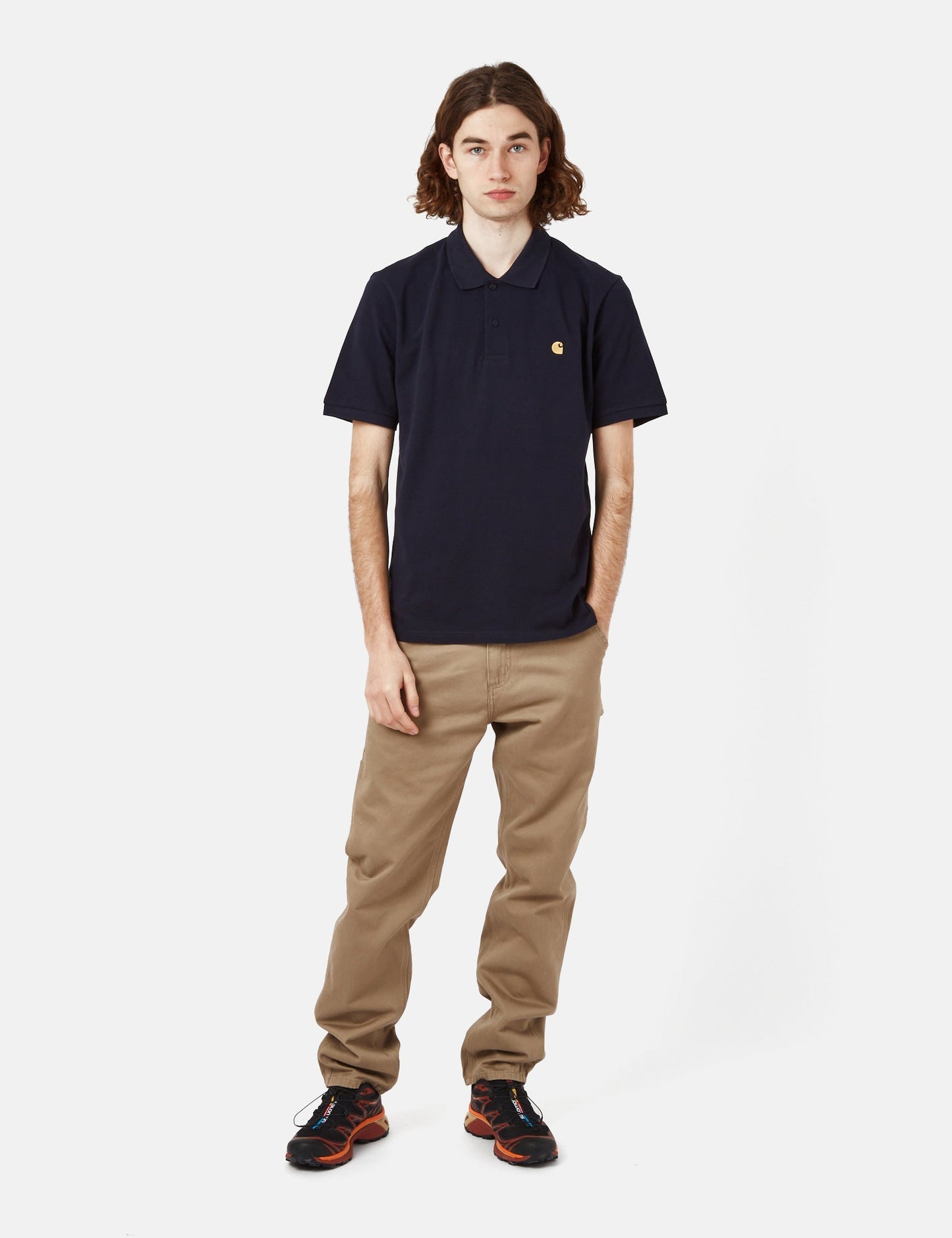 Chase Pique Polo Shirt - Dark Navy Blue