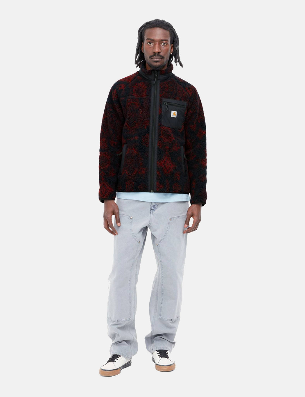 Veste doublée Prentis (Jacquard Verse) - Bleu marine foncé/Corvina