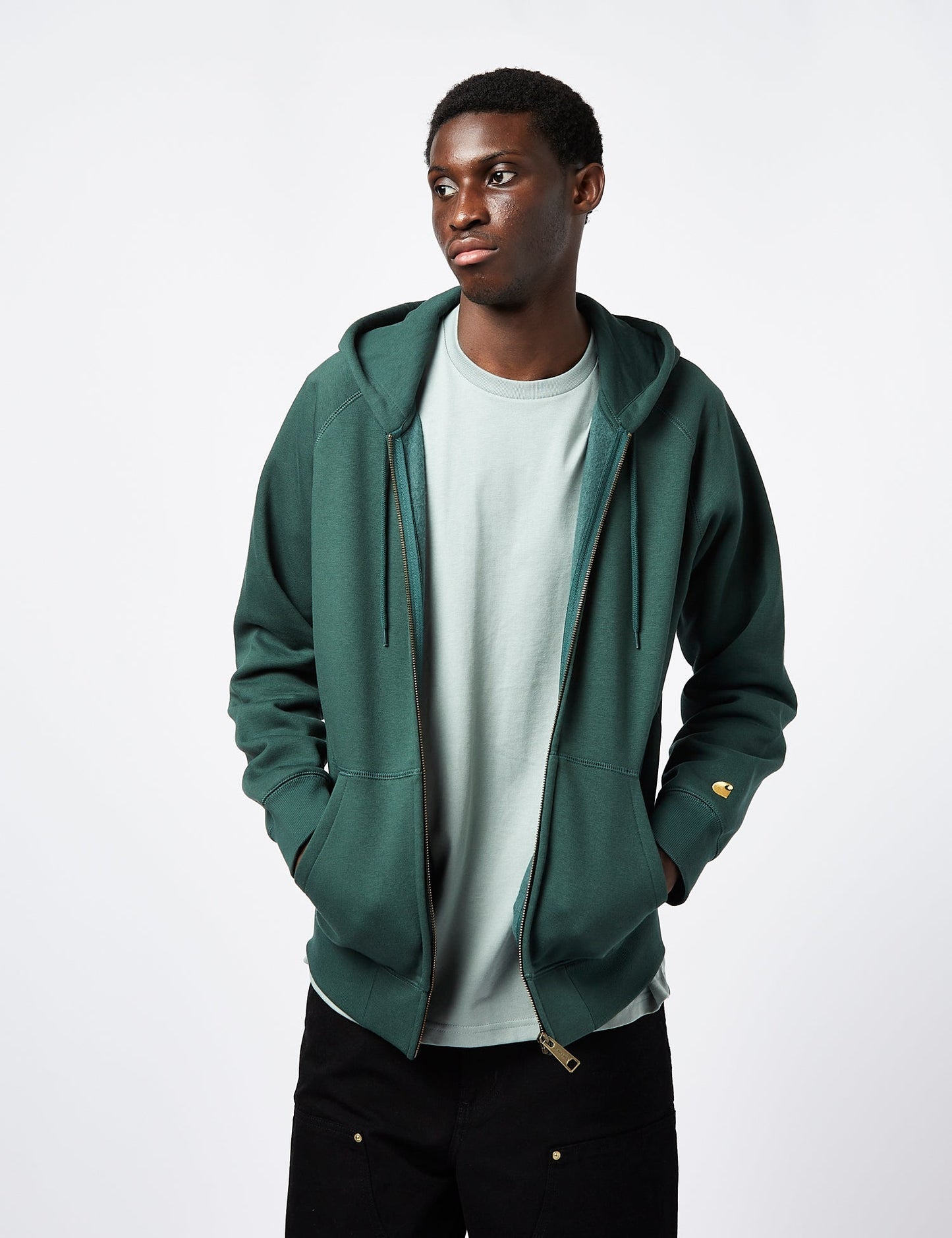 Chase Kapuzen-Sweatshirt mit Reißverschluss - Discovery Green