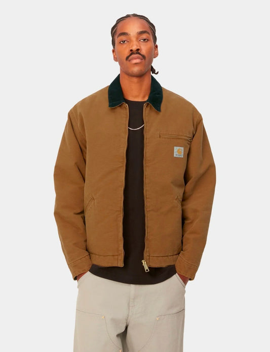 OG Detroit Jacket (Organic Aged Canvas) - Dusty Hamilton Brown