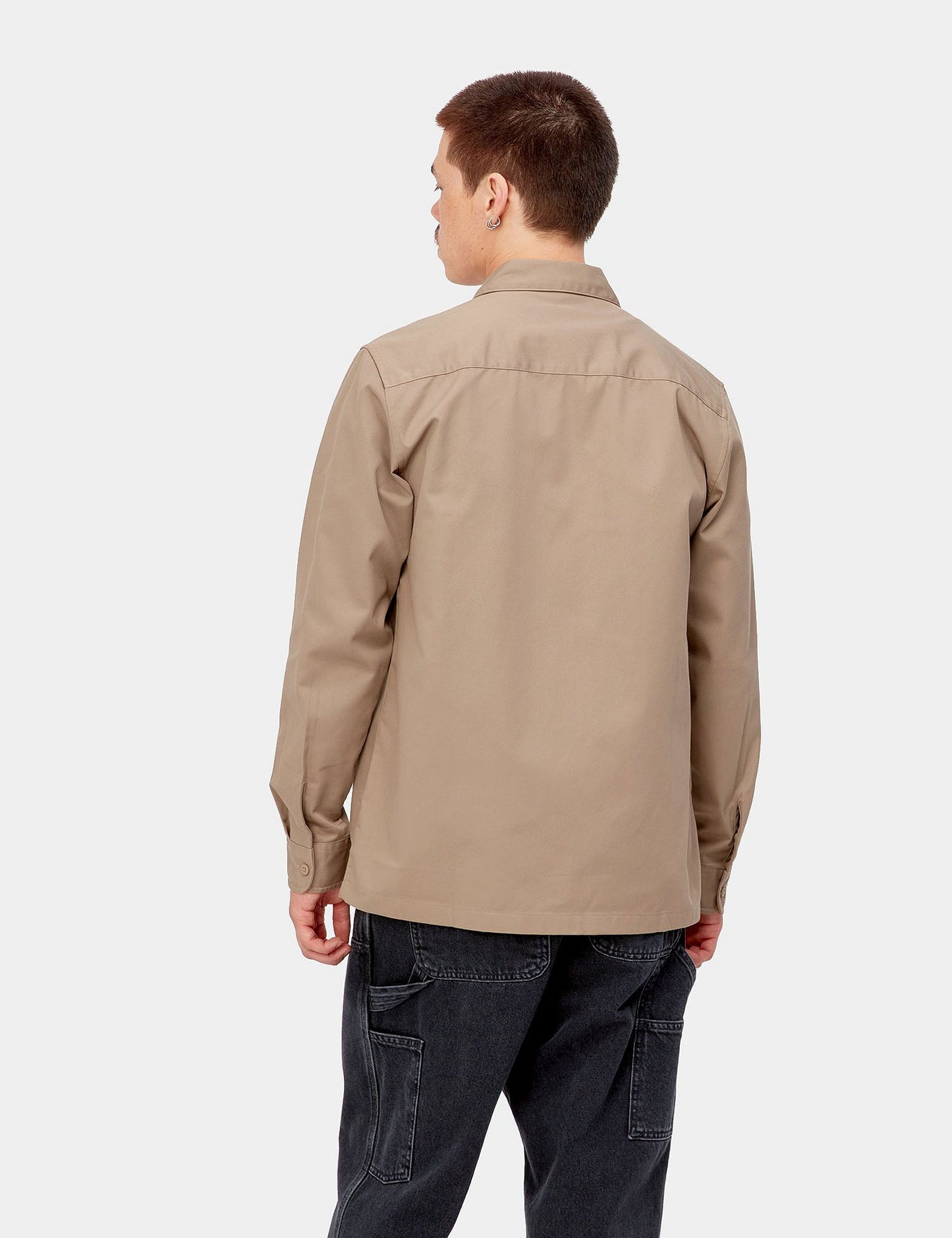 Master Shirt - Khakifarbenes Lederbraun
