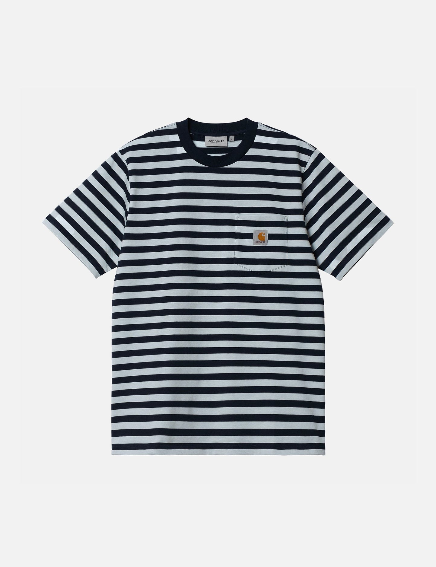 T-Shirt Scotty Stripe Pocket (Regular) – Atom Blue/Icarus Blue
