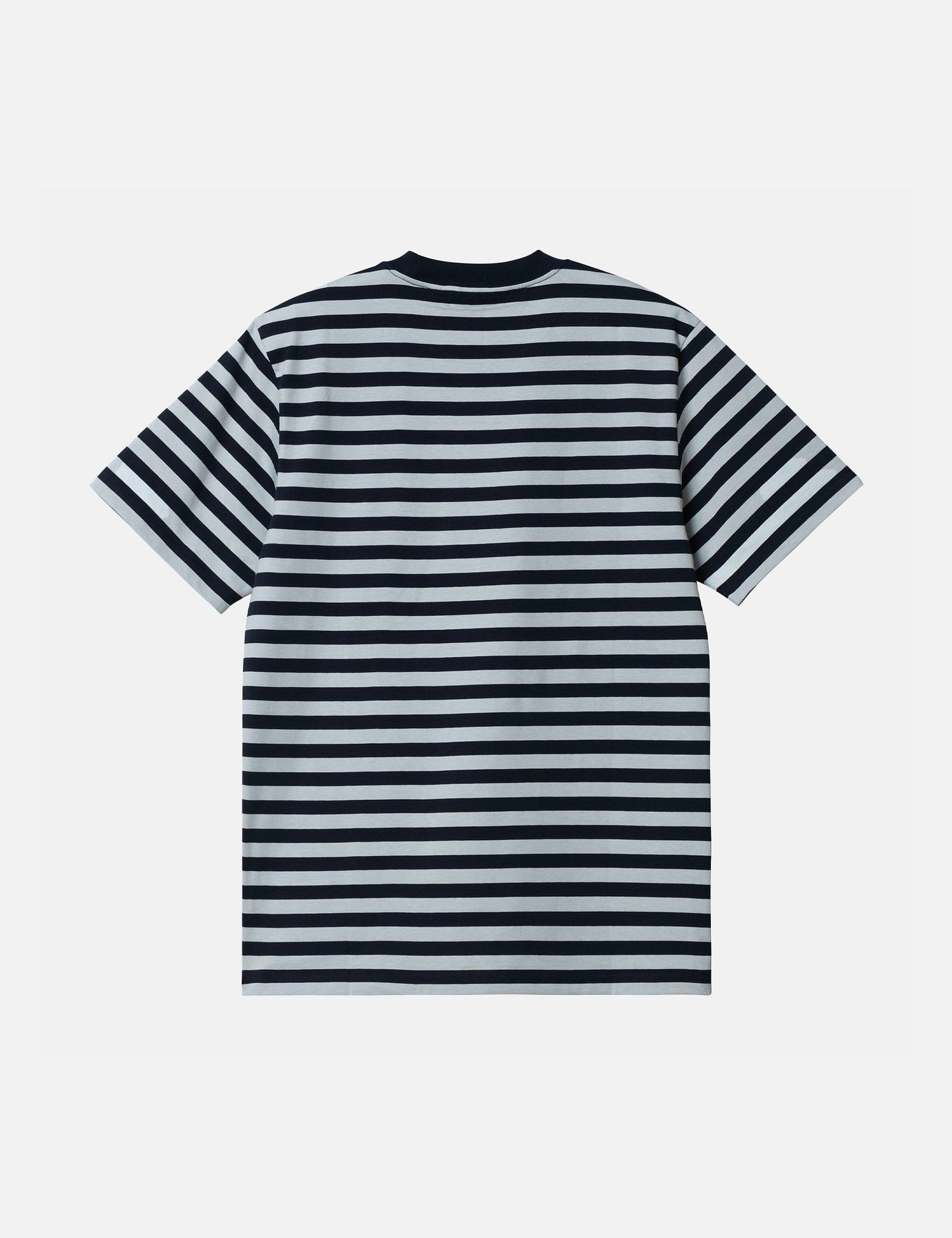 T-Shirt Scotty Stripe Pocket (Regular) – Atom Blue/Icarus Blue