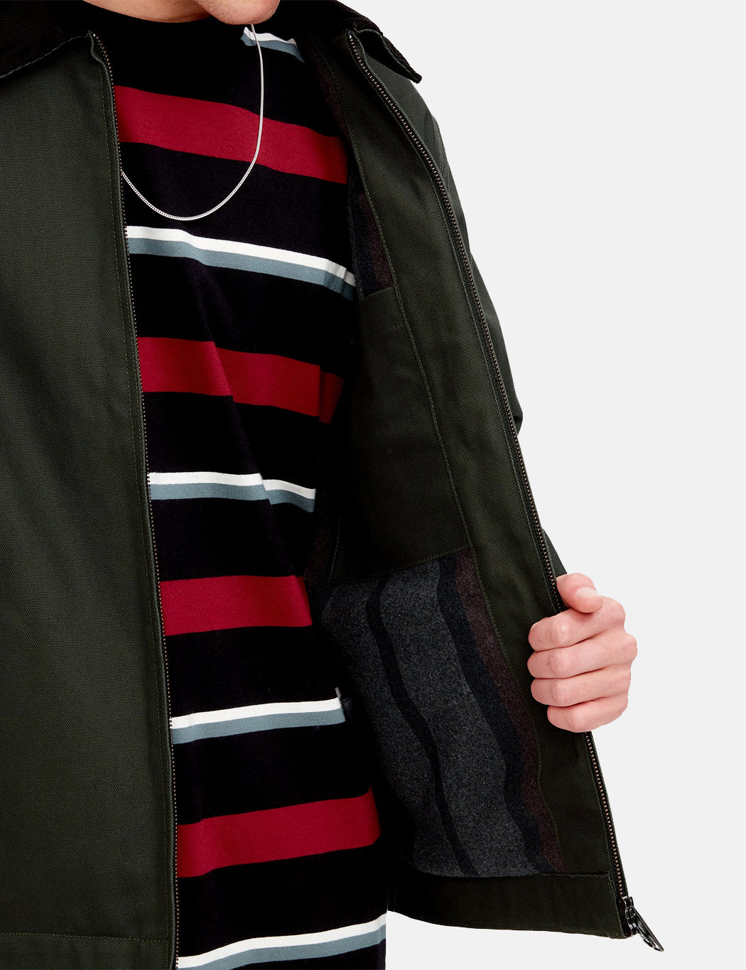 Detroit Jacke - Boxwood Grün/Schwarz
