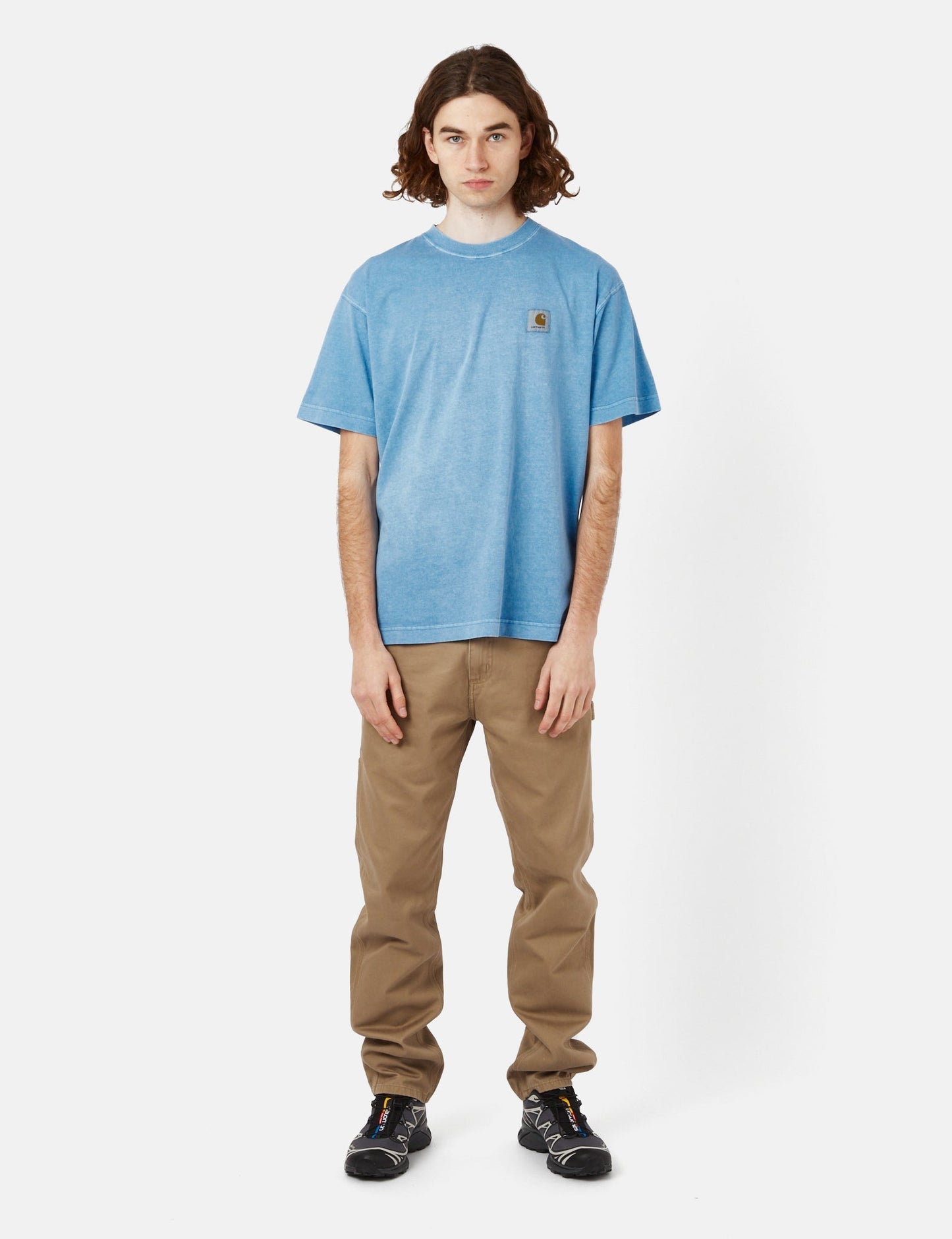 T-Shirt Nelson (locker) - Poolblau