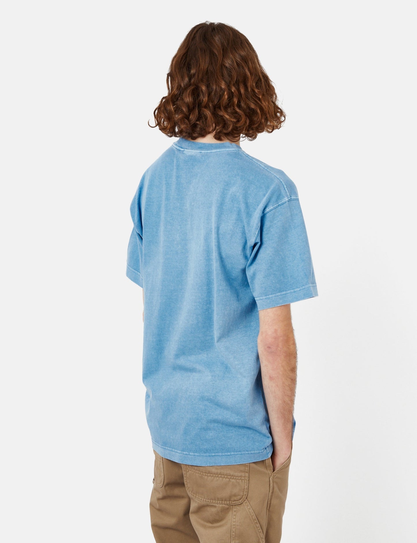 T-Shirt Nelson (locker) - Poolblau