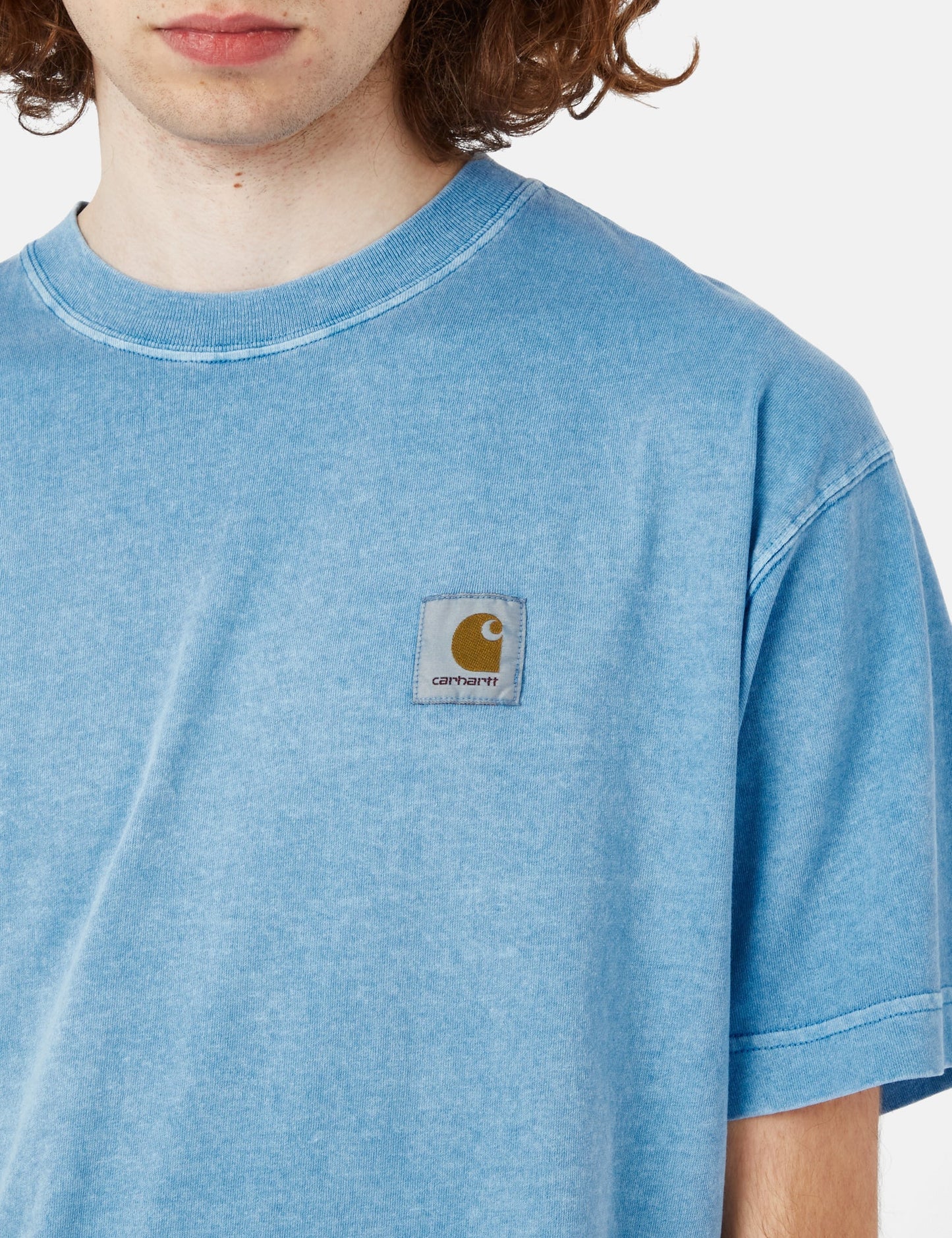 T-Shirt Nelson (locker) - Poolblau