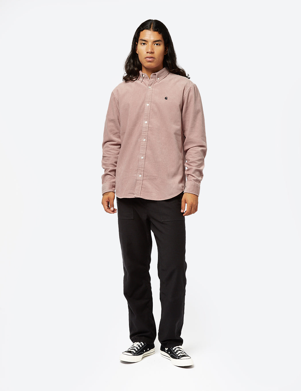 Madison Hemd (Feincord) - Glassy Pink