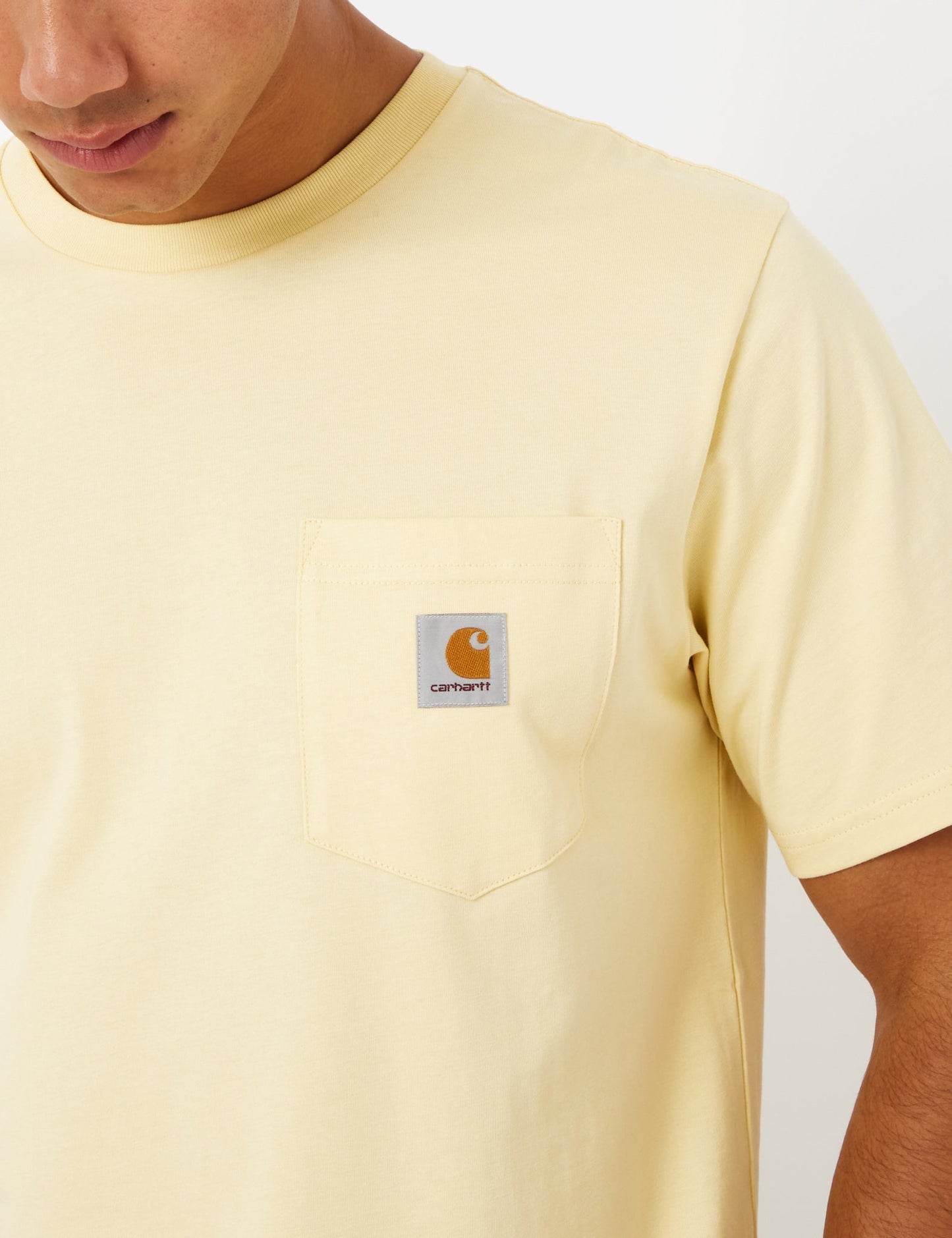 Pocket T-Shirt (Regular) - Zitronengelb