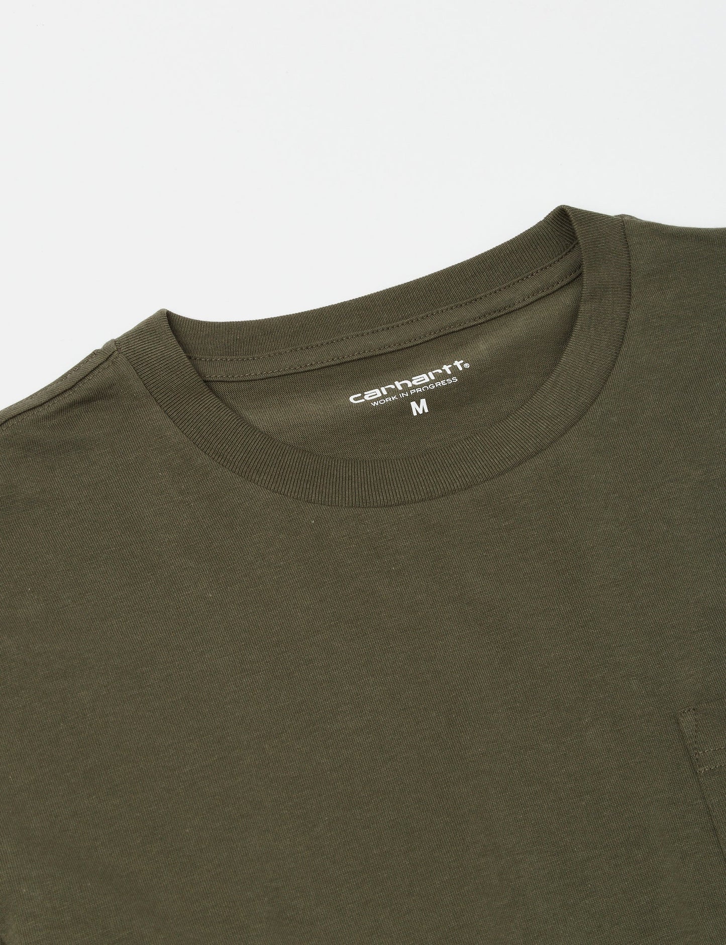 T-shirt à manches longues avec poche - Vert algue