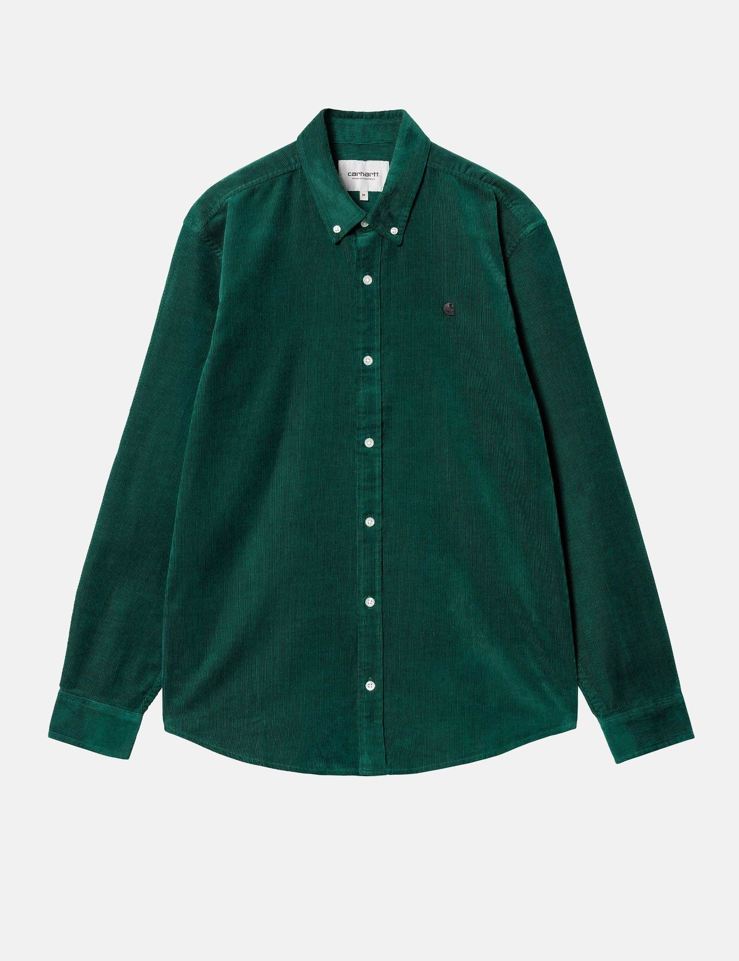 Chemise en velours côtelé Madison - Vert cerfeuil