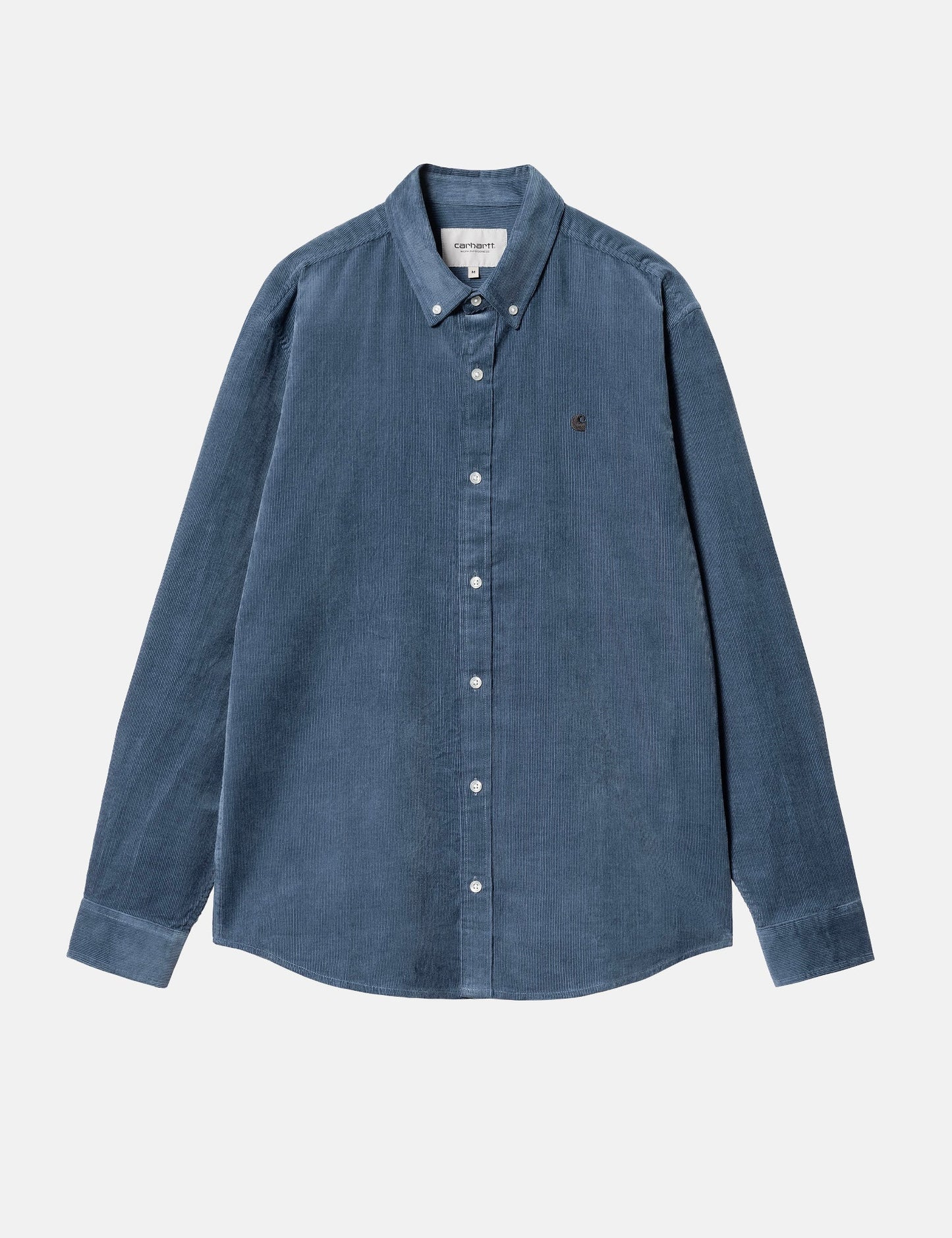 Chemise en velours côtelé Madison - Bleu Hudson