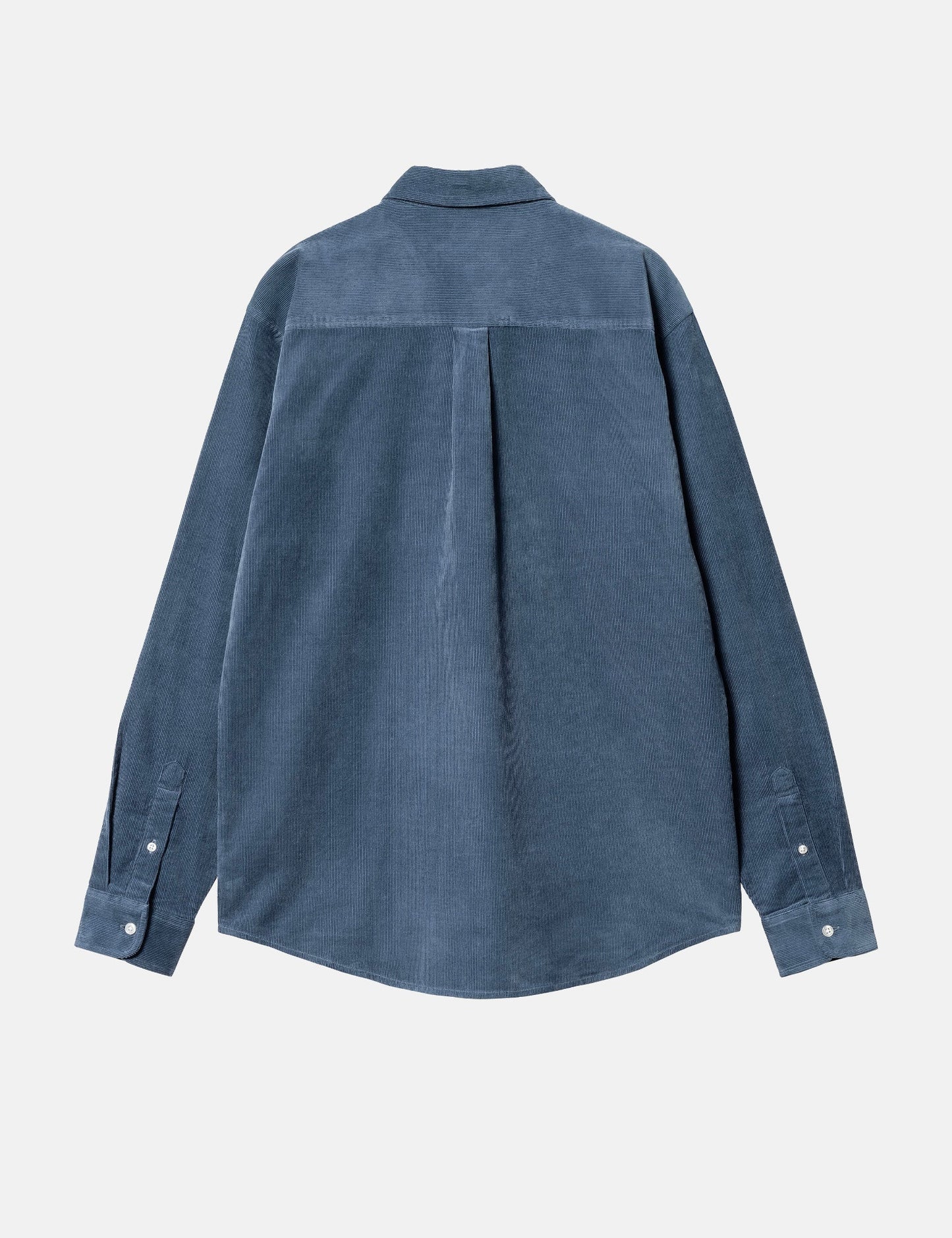 Chemise en velours côtelé Madison - Bleu Hudson