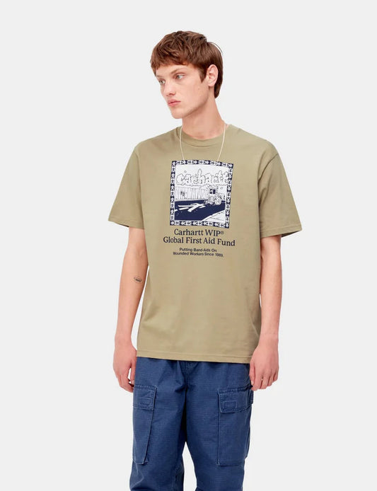 Dampfwalzen-T-Shirt – Ammonite Brown