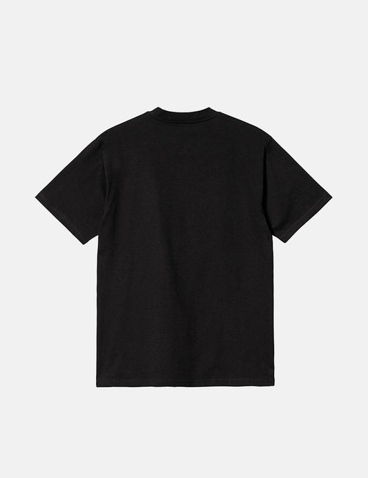 Dampfwalzen-T-Shirt – Schwarz