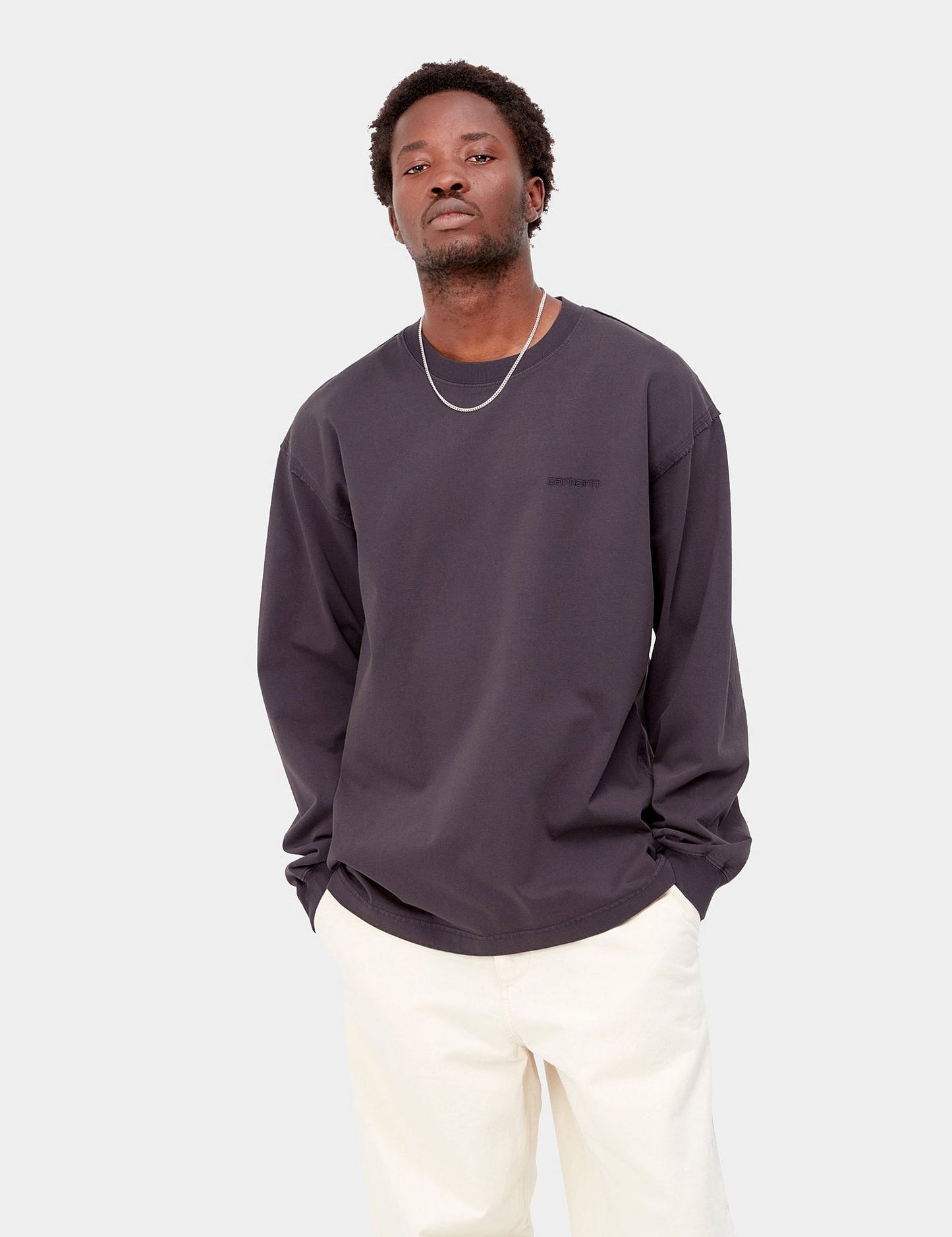 Marfa Langarm-T-Shirt – Misty Sage Green