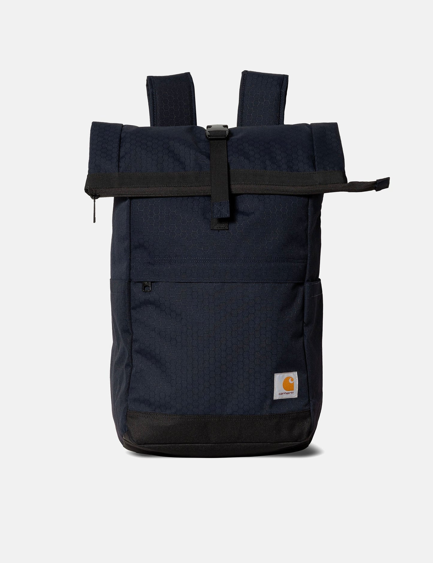 Leon Rolltop Rucksack – Dunkelmarineblau