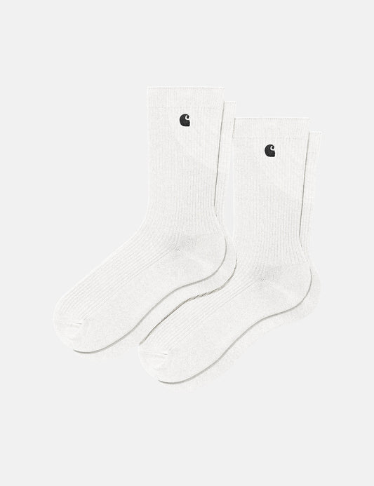 Chaussettes Madison Pack (Lot de 2) - Blanc/Noir