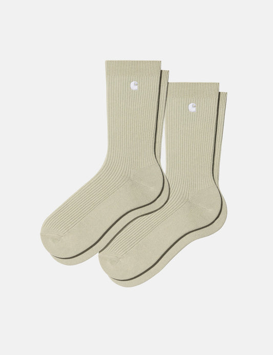 Chaussettes Madison Pack (Lot de 2) - Blanc/Noir