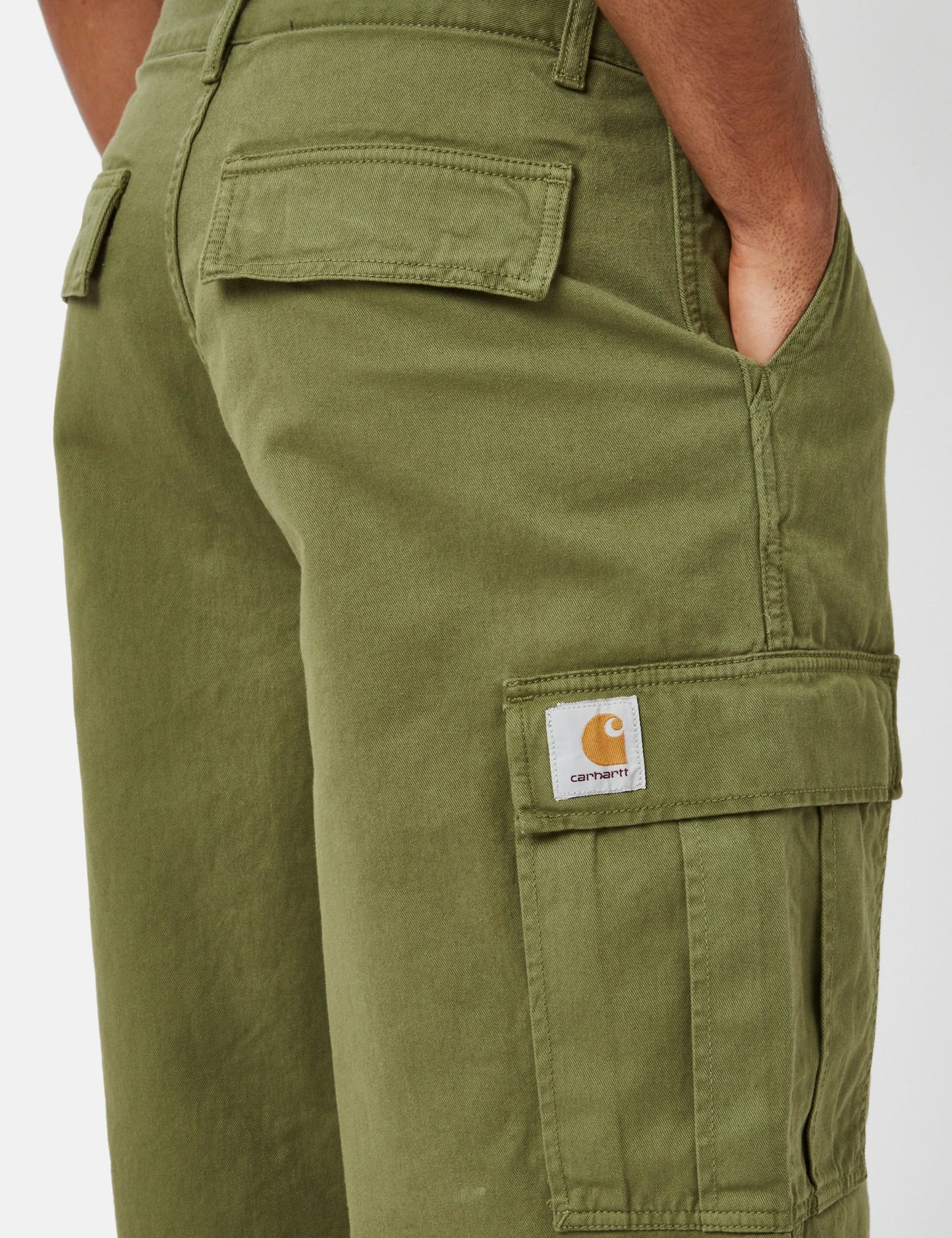 Pantalon Cargo Cole (Coupe décontractée, biologique) - Vert Kiwi