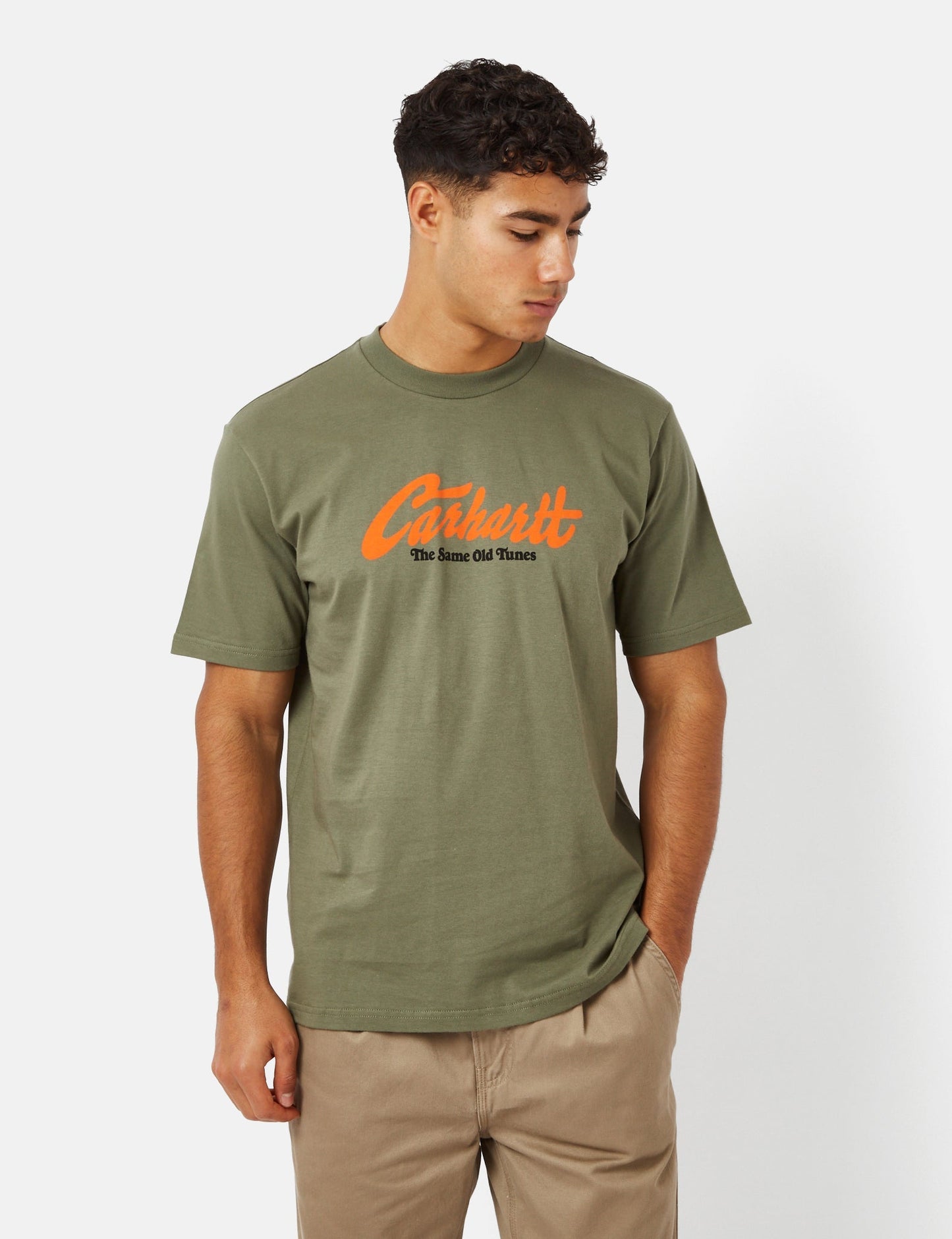 T-Shirt „Old Tunes“ (Bio) – Weiß