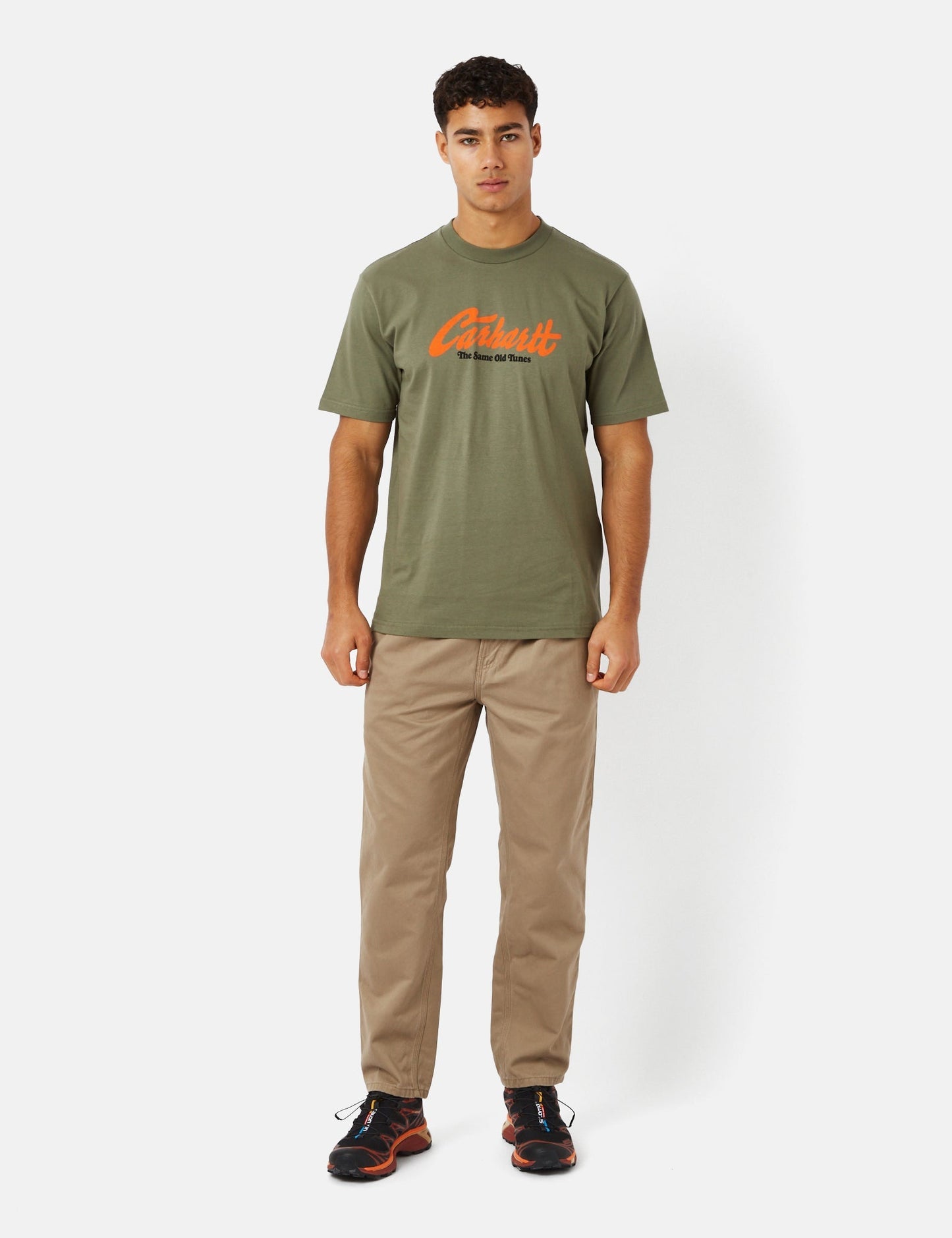 T-shirt Old Tunes (Bio) - Vert Dollar