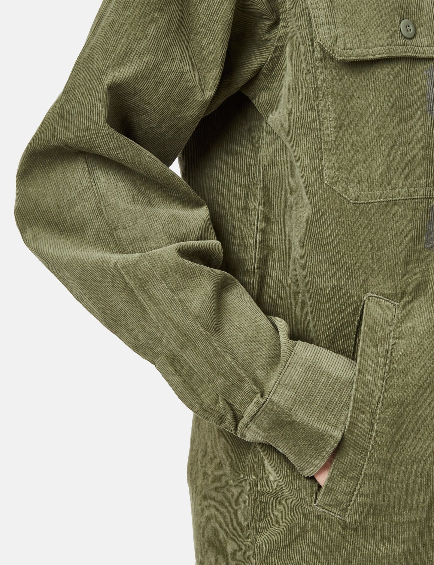 Dixon Hemdjacke (Cord) – Dollargrün