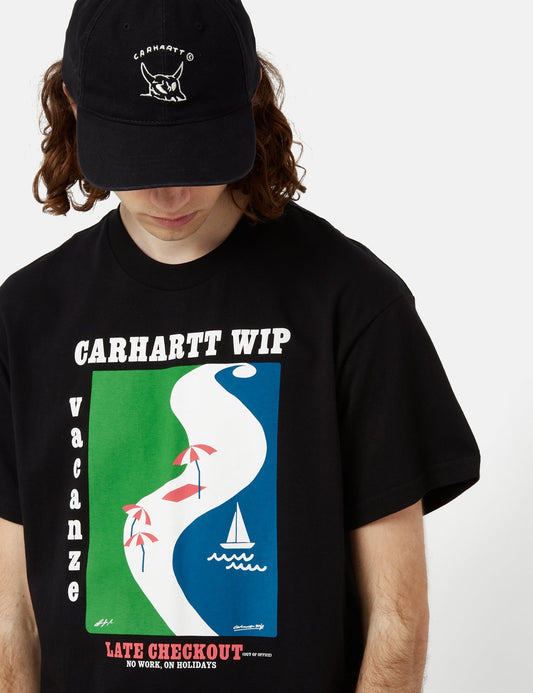 Vacanze T-Shirt (Bio) – Schwarz