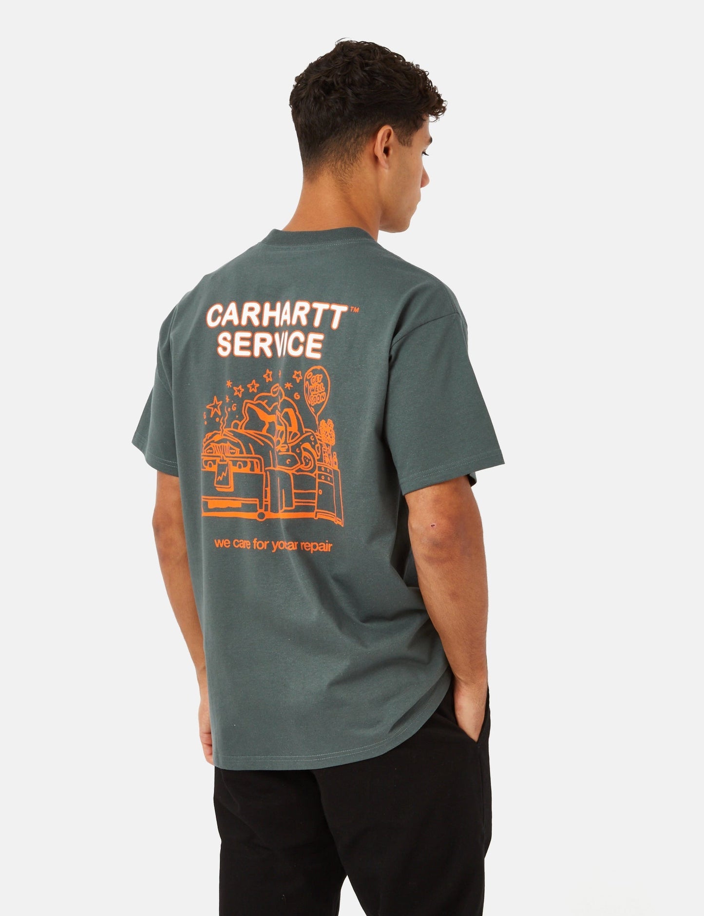 T-shirt réparation automobile (bio) - Vert Jura