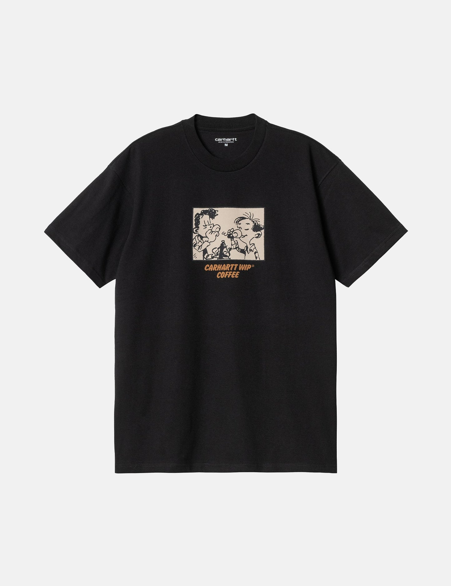 Kaffee-T-Shirt (Bio) - Schwarz