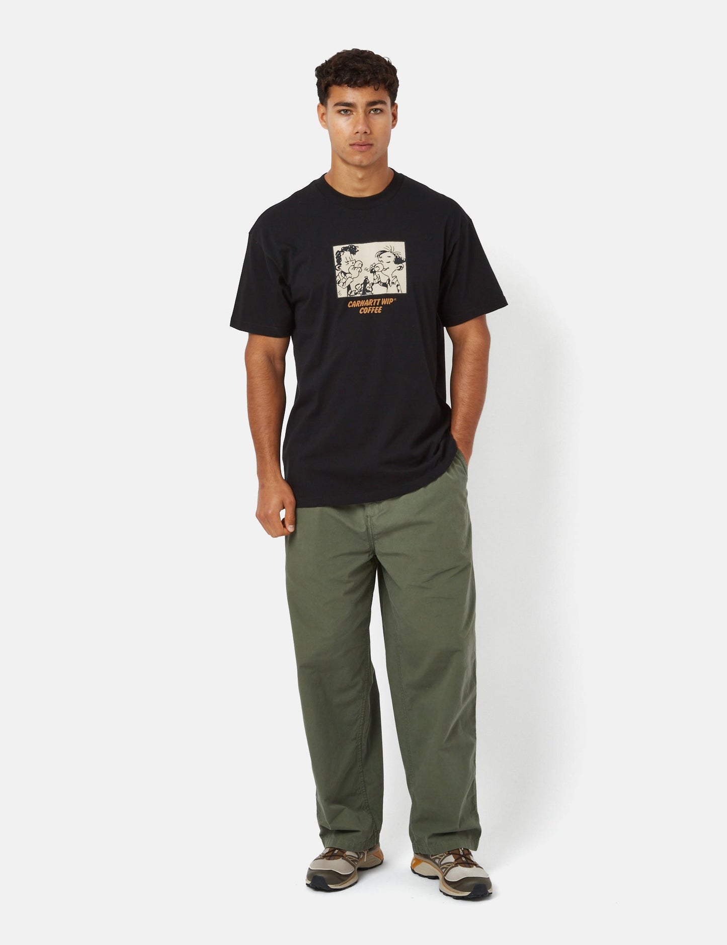 Kaffee-T-Shirt (Bio) - Schwarz