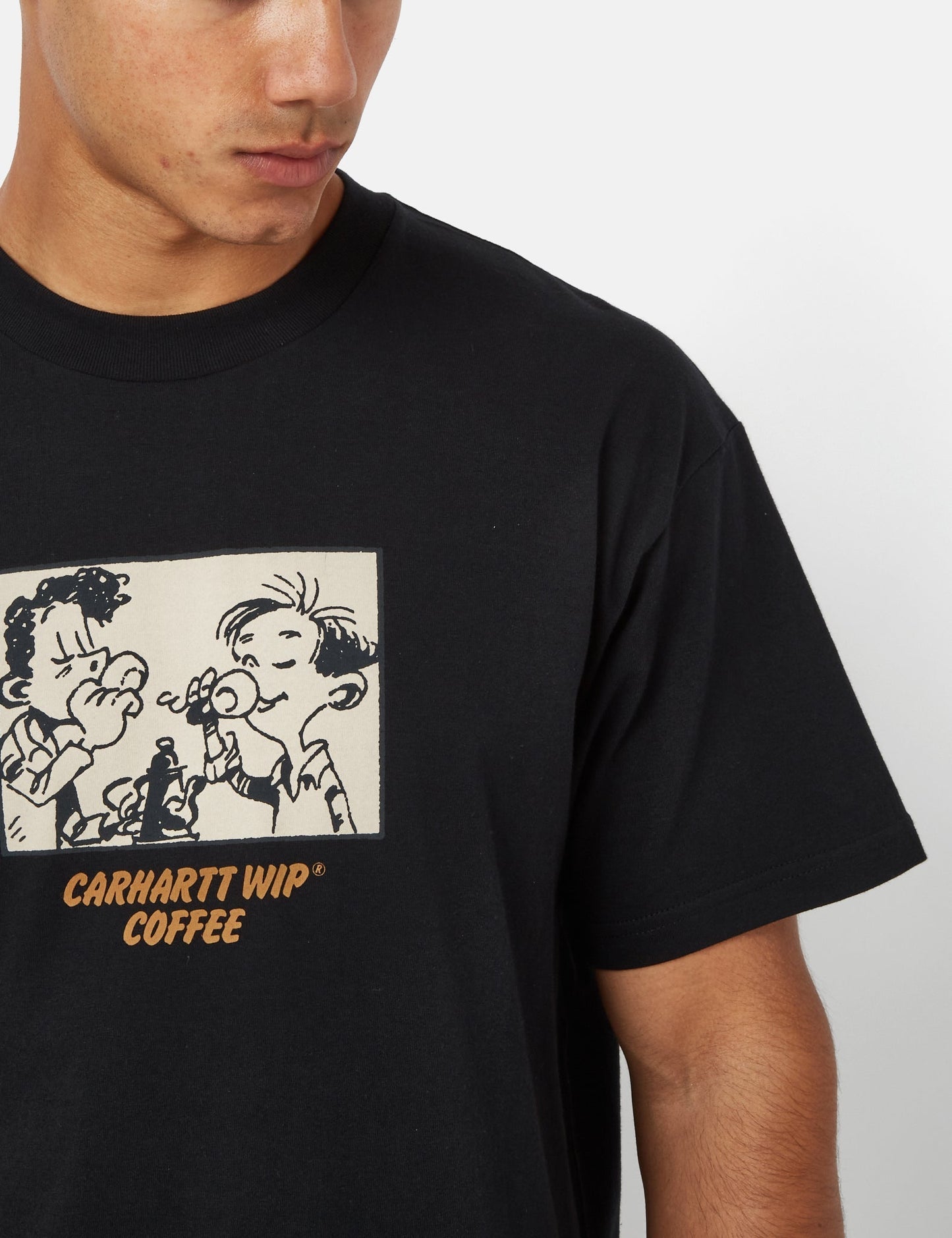 Kaffee-T-Shirt (Bio) - Schwarz