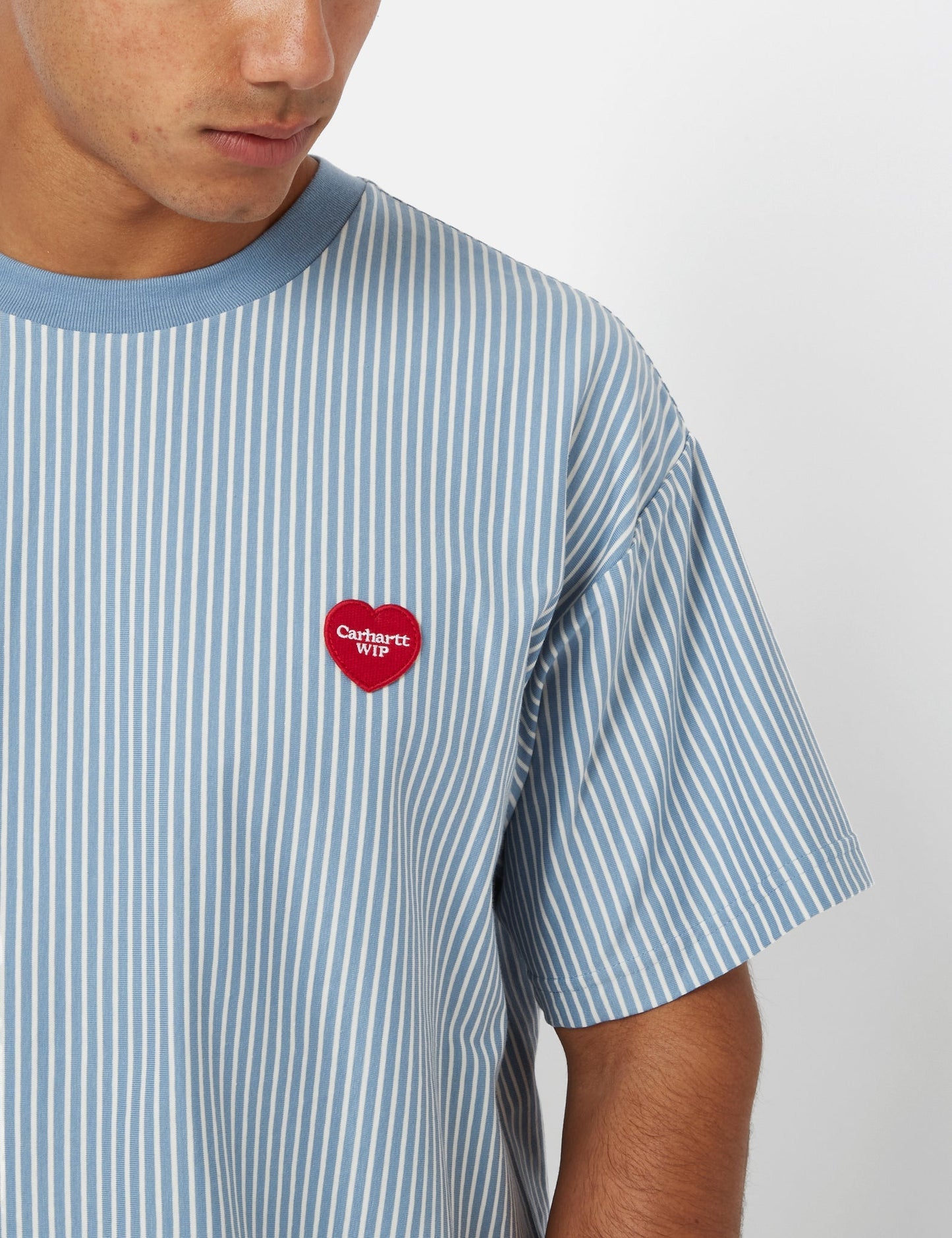 Terrell T-Shirt (Streifen) – Bleichmittel/Wachs