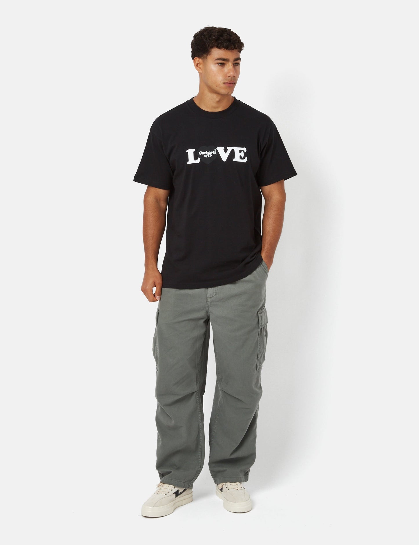 T-shirt Amour (biologique) - Noir