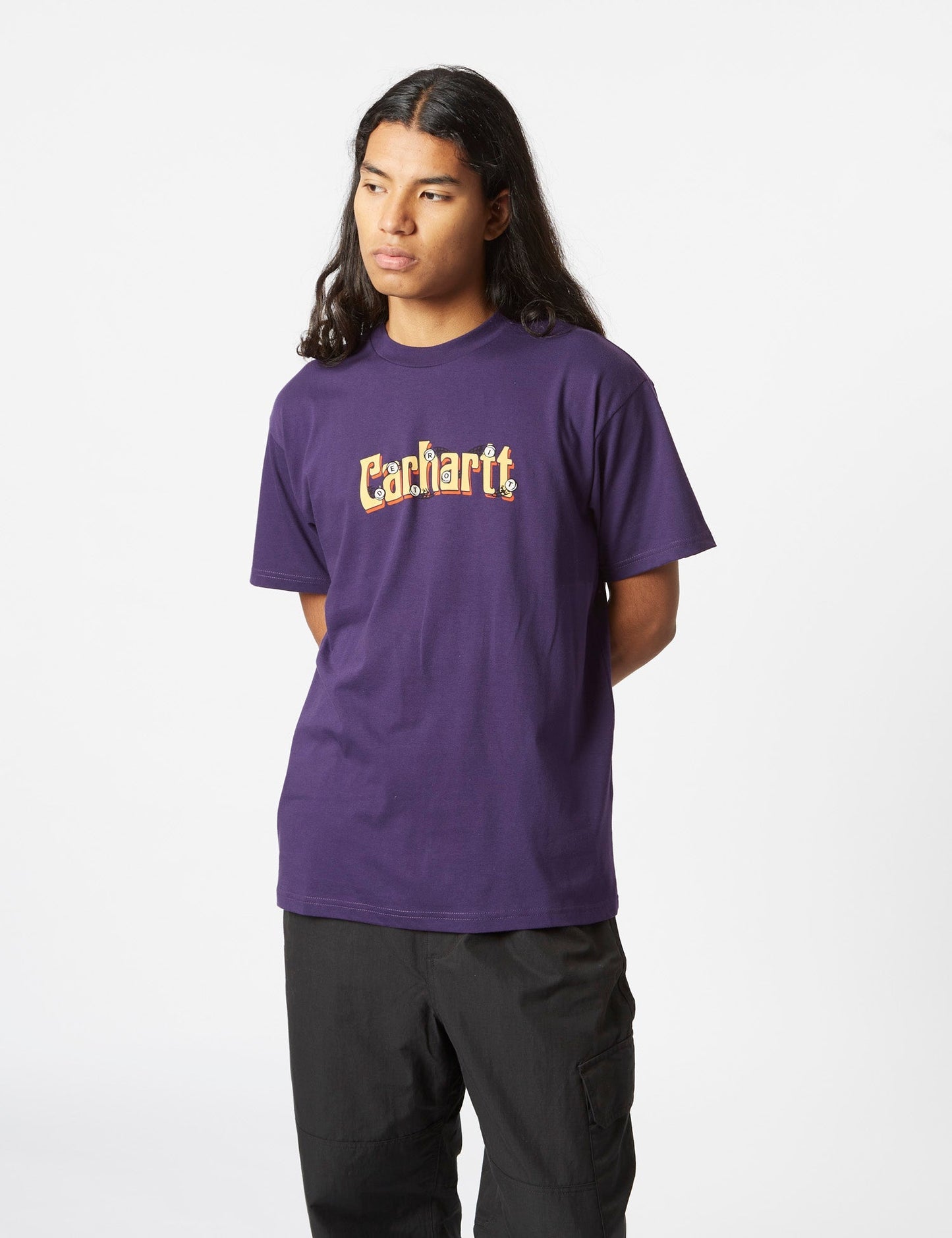 Spin Script T-Shirt (locker) – Weiß