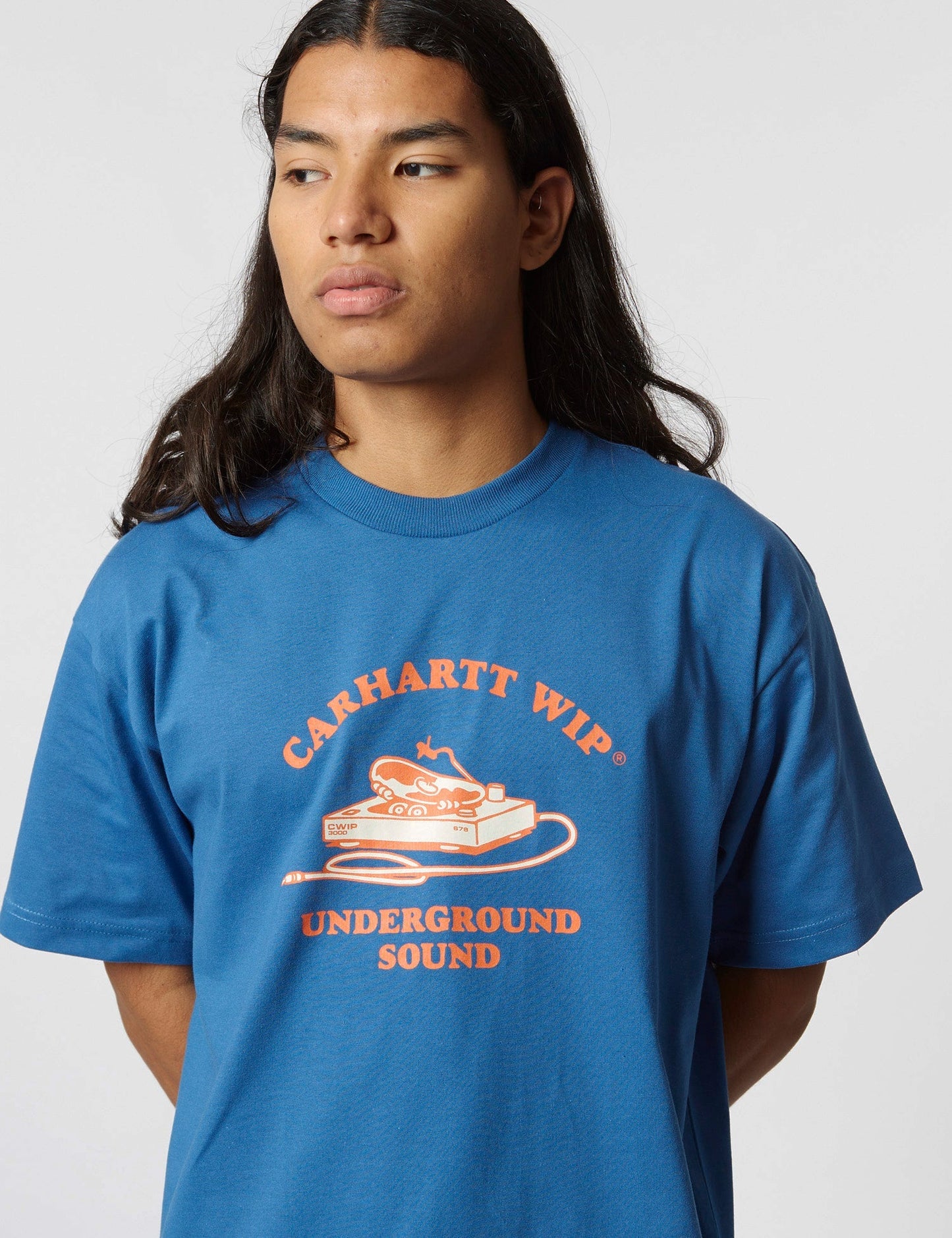 Underground Sound T-Shirt (Bio) - Liberty Blue