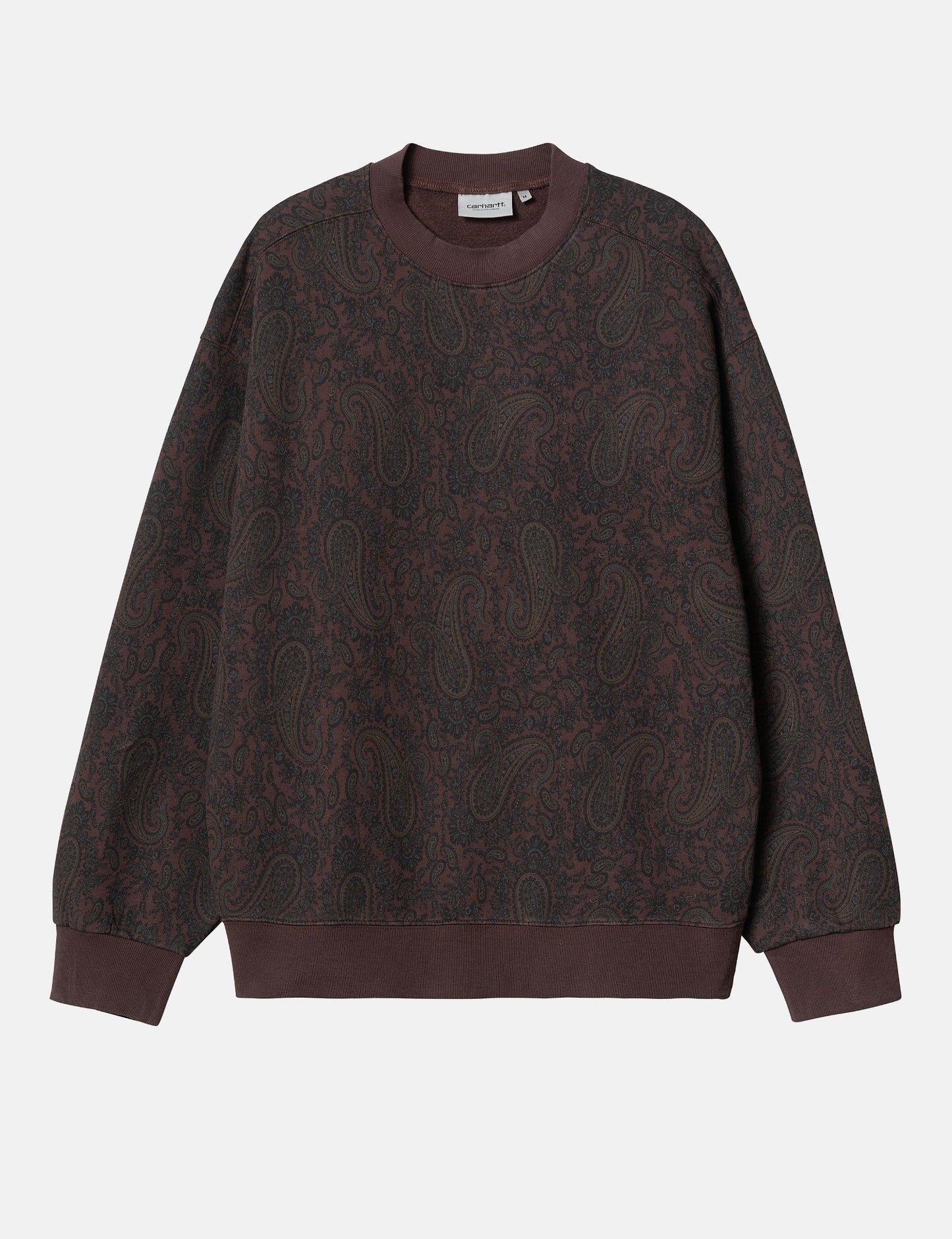 Paisley Sweatshirt (Paisley-Print) - Buckeye Brown