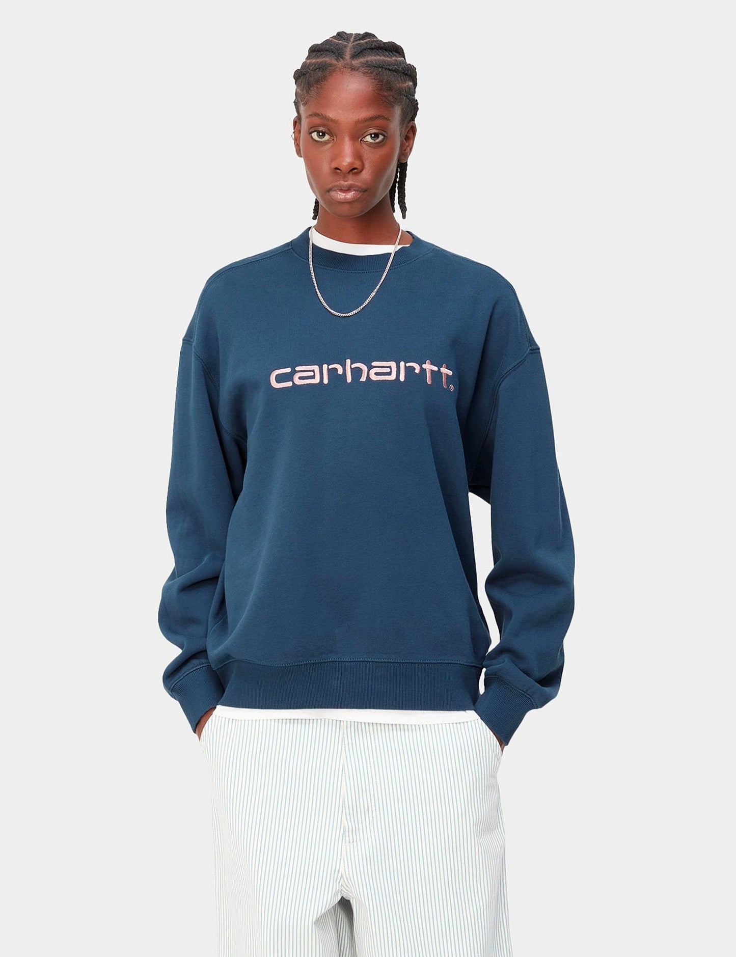 Damen-Sweatshirt – Schwarz/Weiß