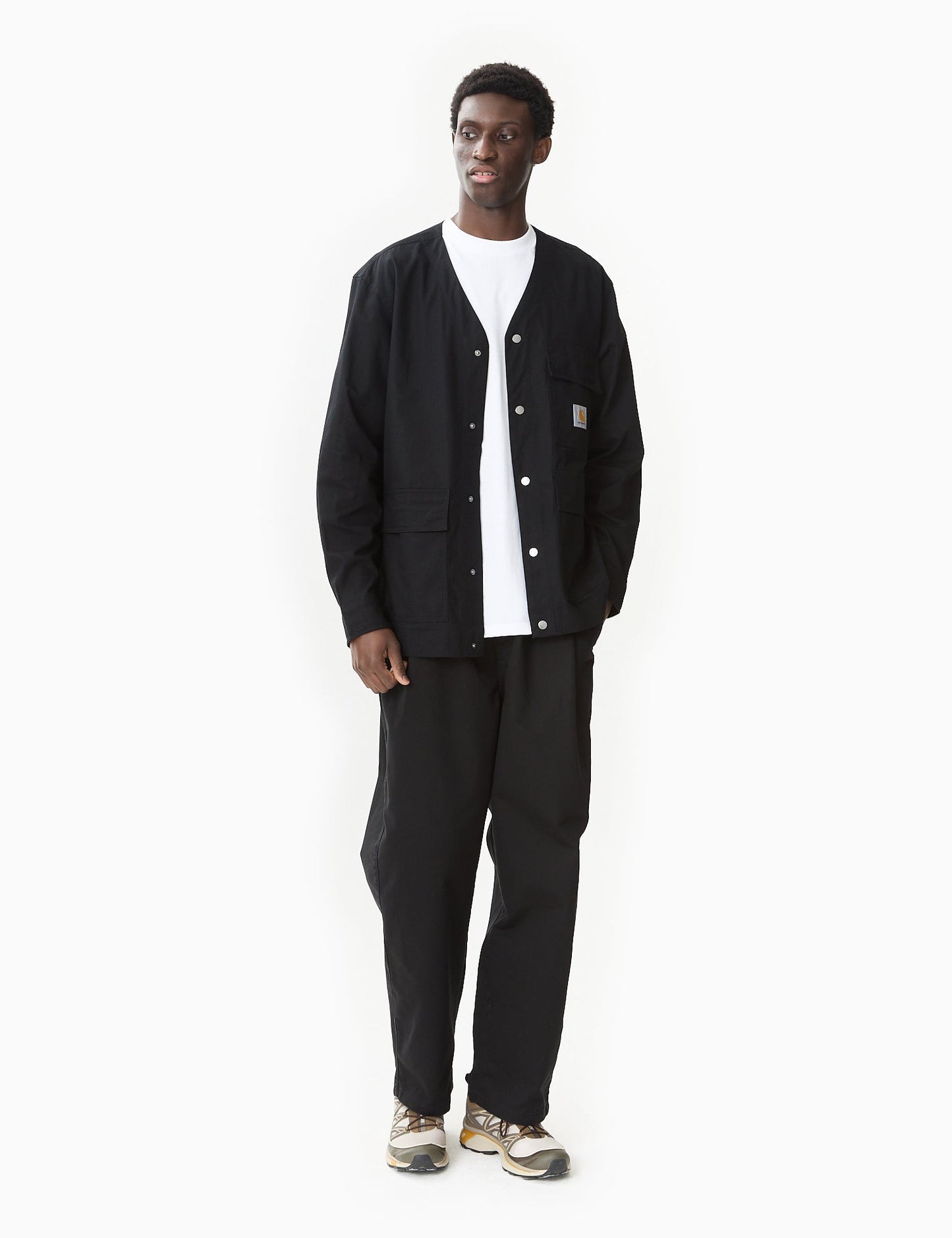 Elroy Overshirt – Schwarz